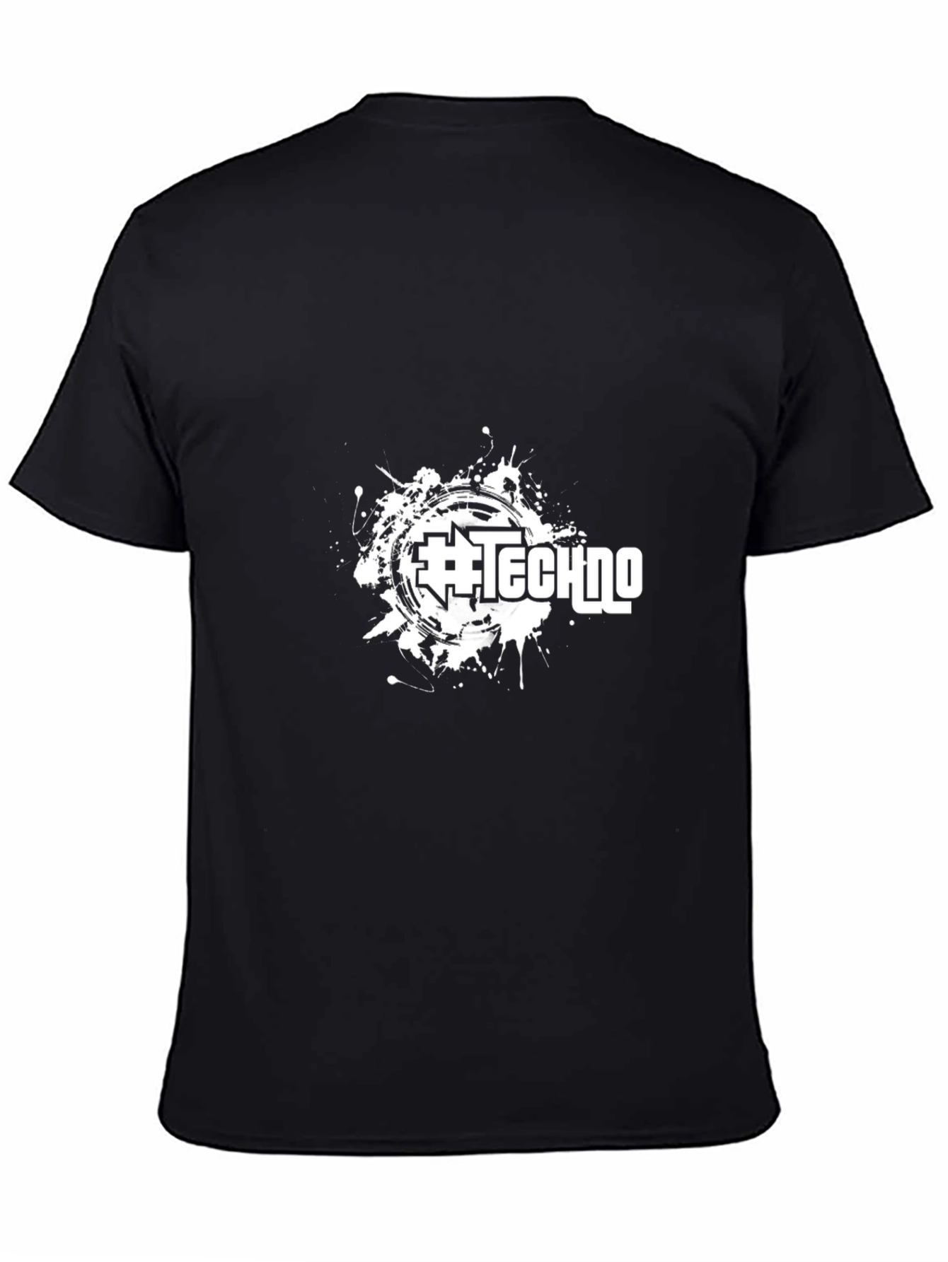 Techno Music Black T-Shirt
