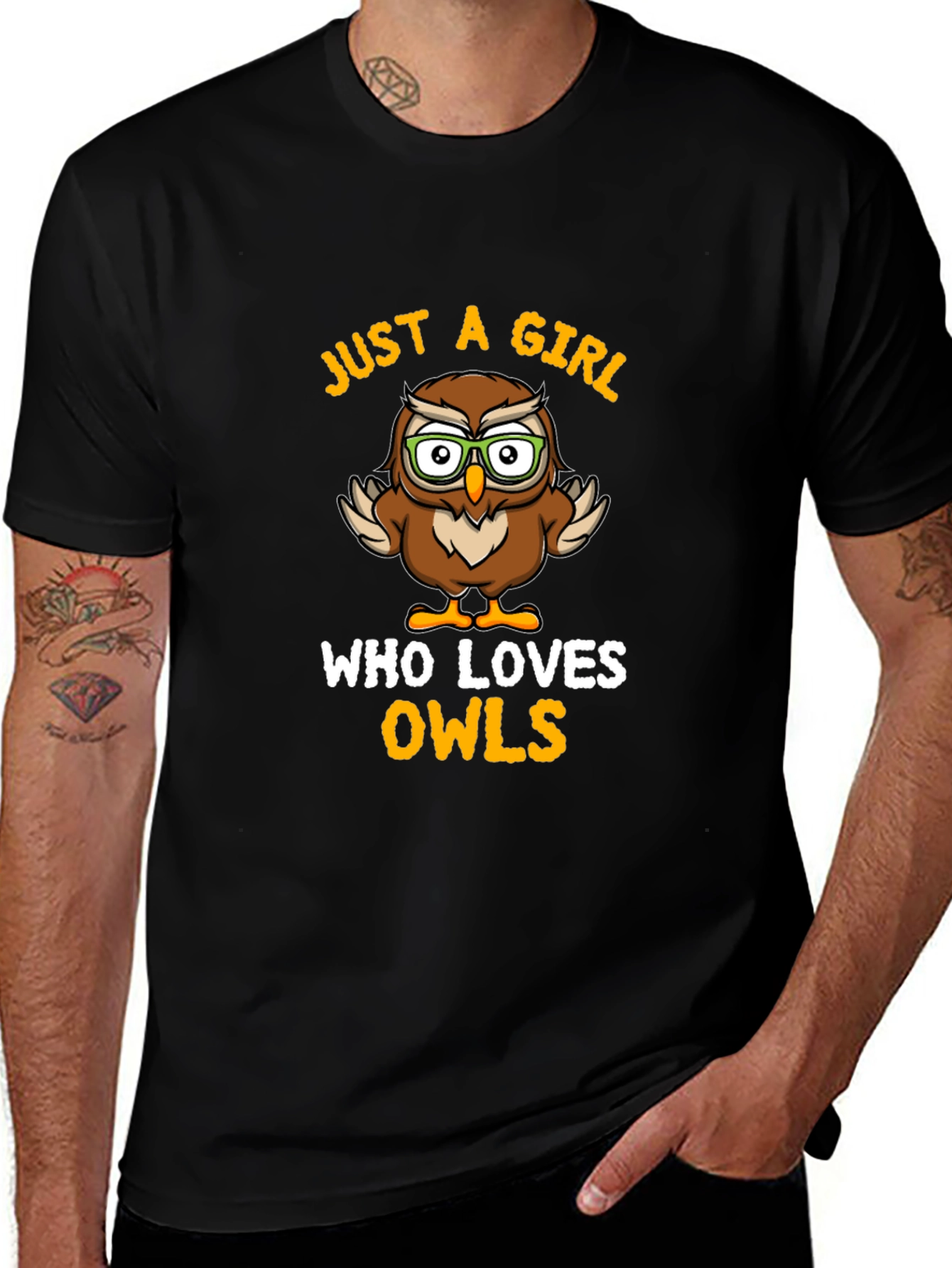 Just A Girl Who Loves Owls T-Shirt