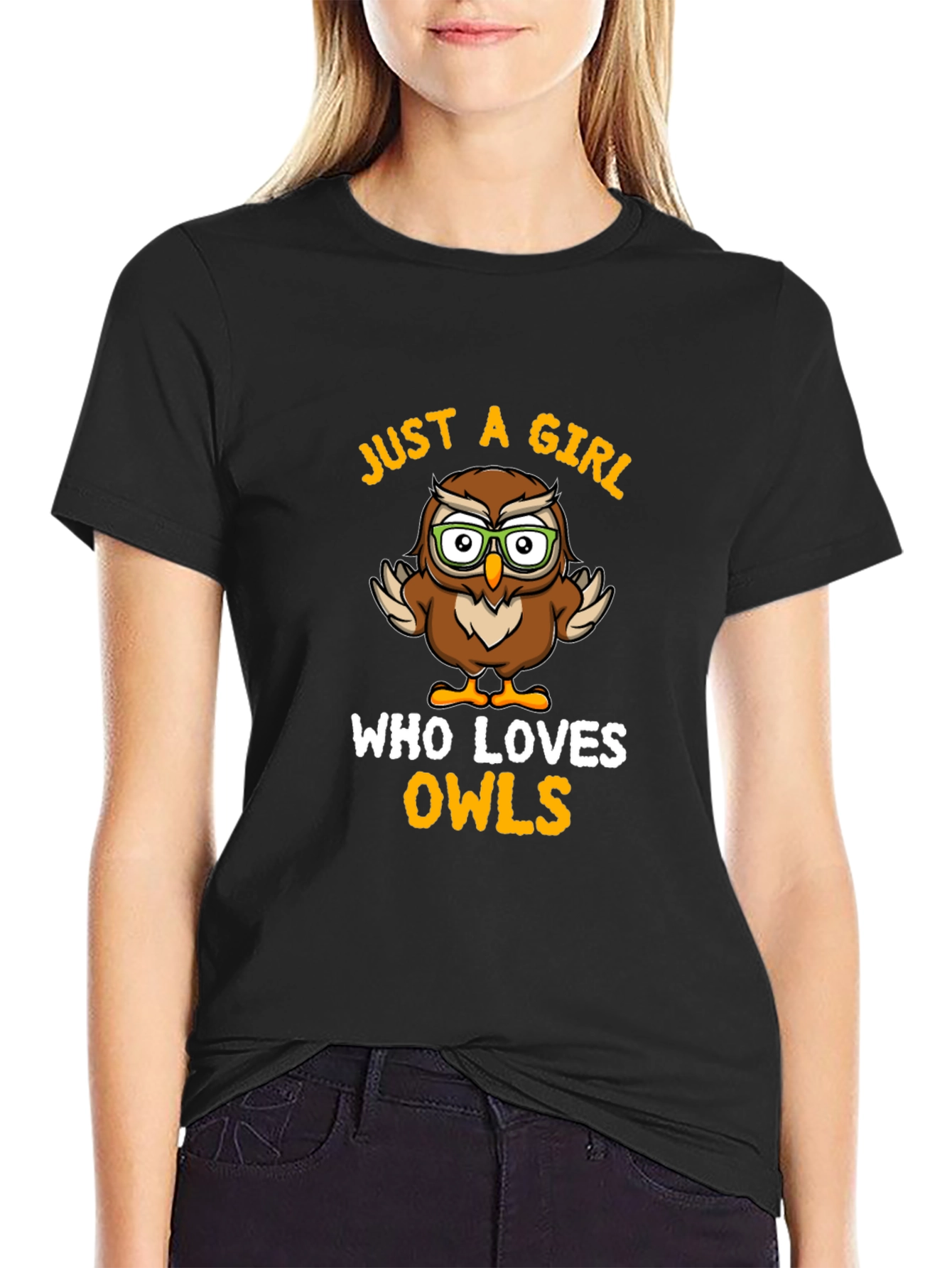 Just A Girl Who Loves Owls T-Shirt