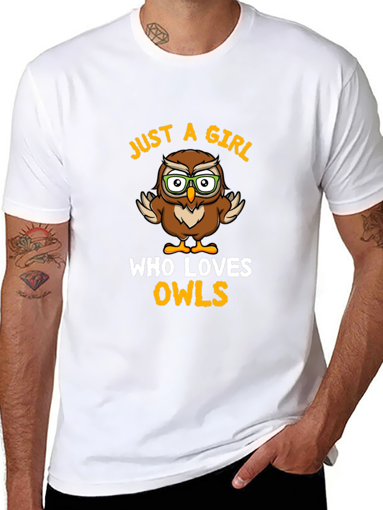 Just A Girl Who Loves Owls T-Shirt
