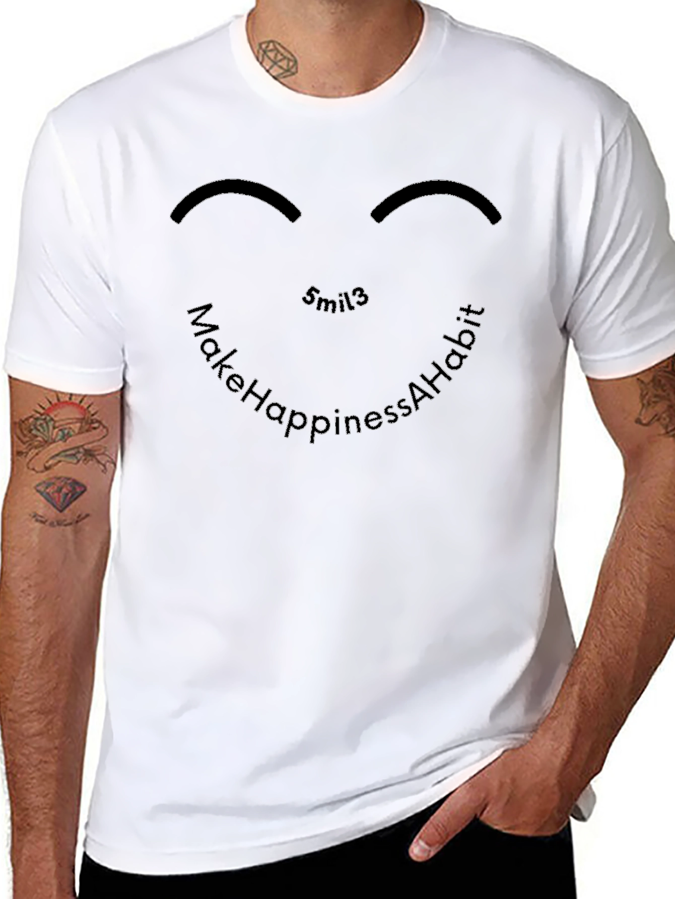 Smile Habit Graphic T-Shirt