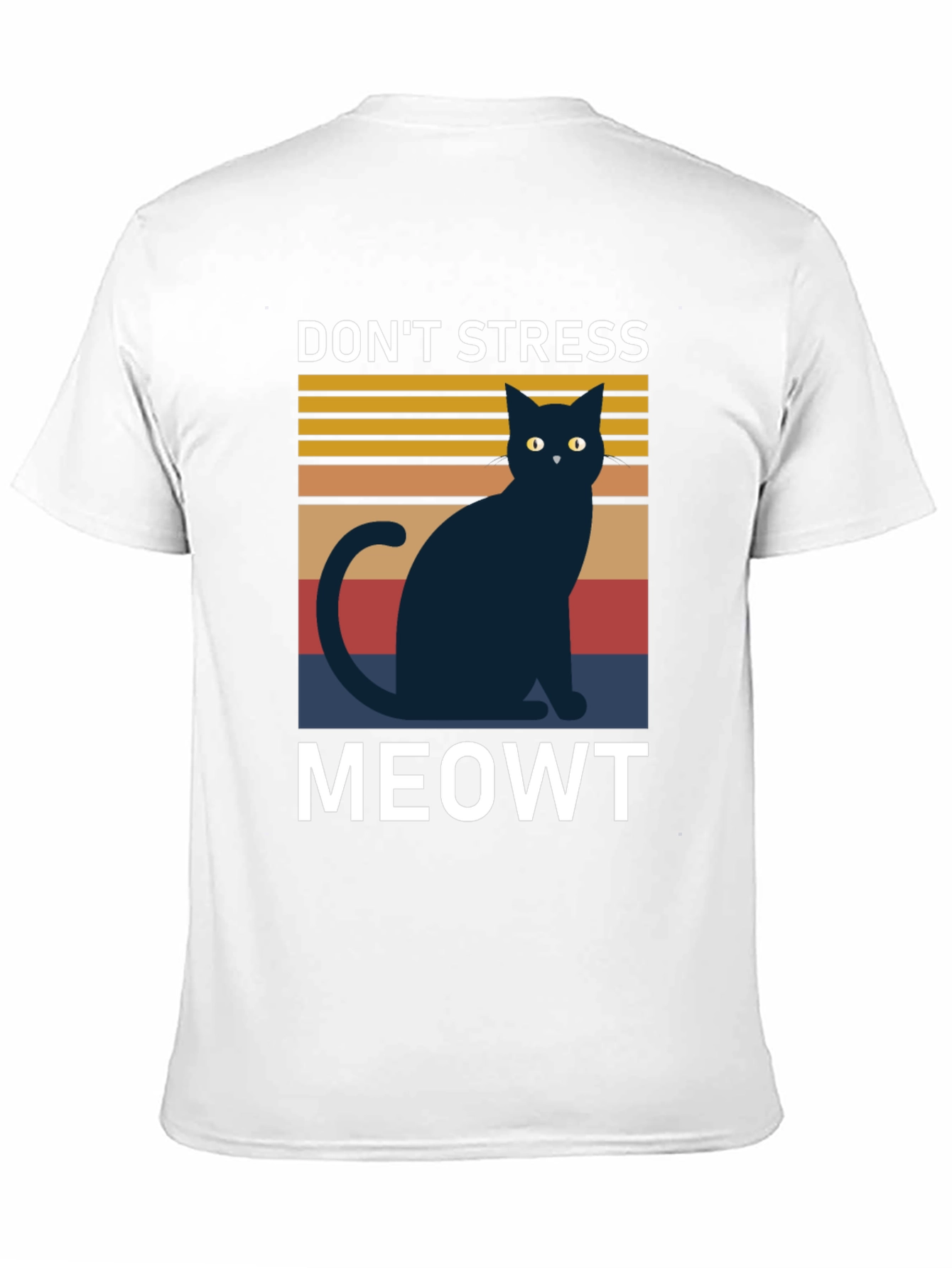 Dont Stress Meowt T-Shirt Cat Lover Tee