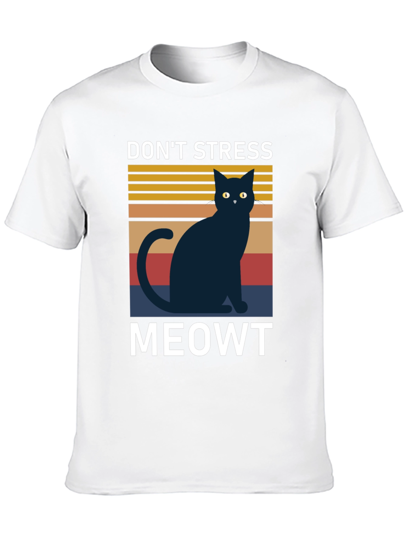 Dont Stress Meowt T-Shirt Cat Lover Tee