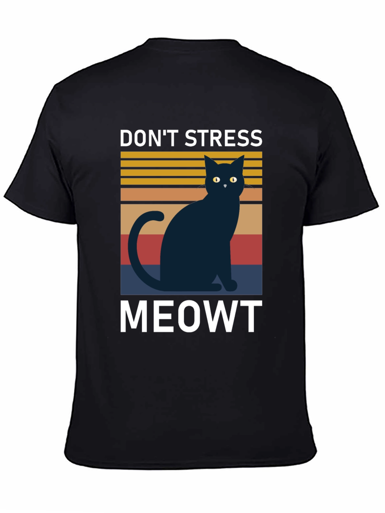 Dont Stress Meowt T-Shirt Cat Lover Tee