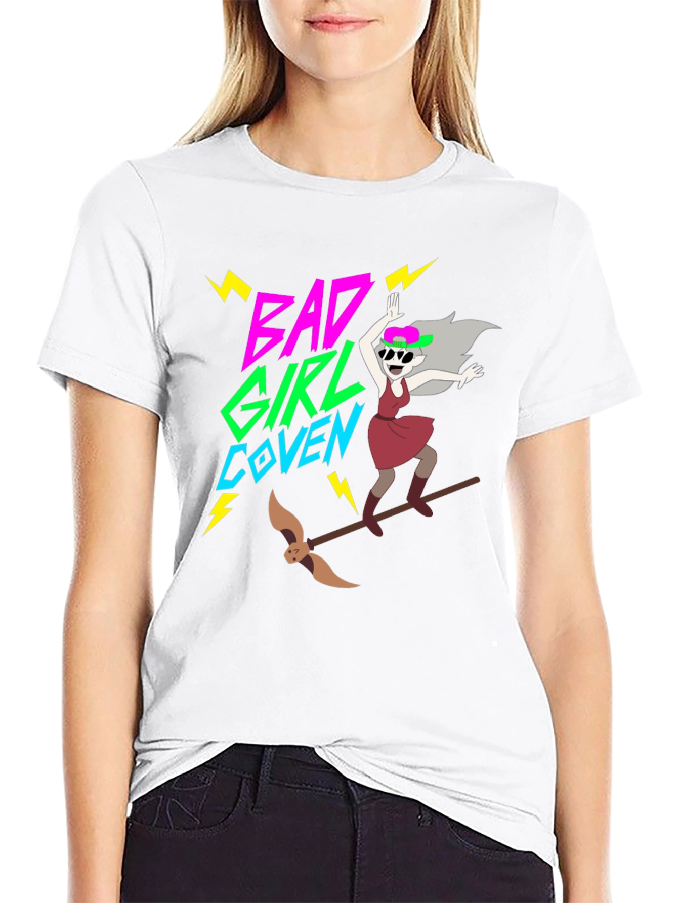 Bad Girl Coven T-Shirt | Trendy Cartoon Style