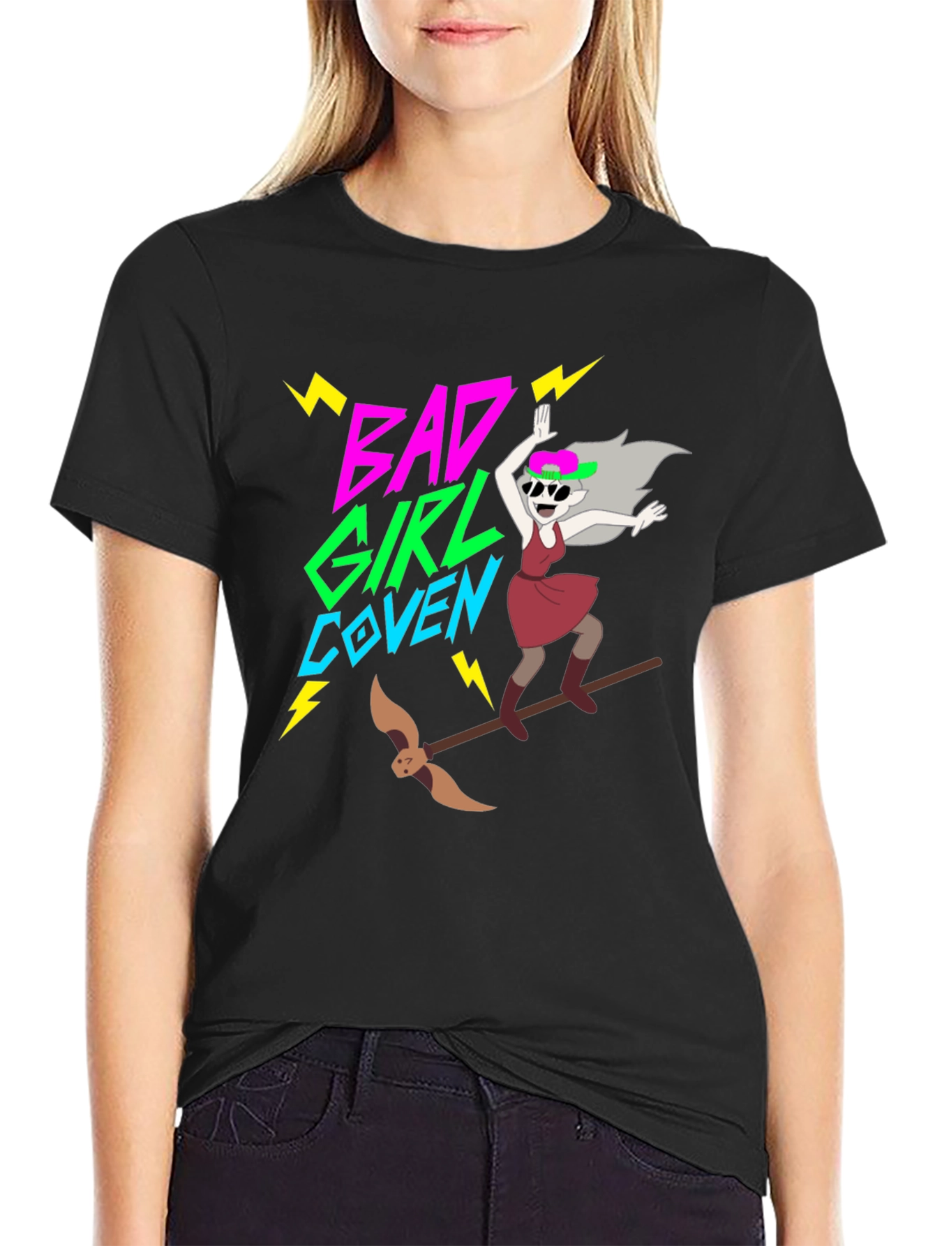 Bad Girl Coven T-Shirt | Trendy Cartoon Style