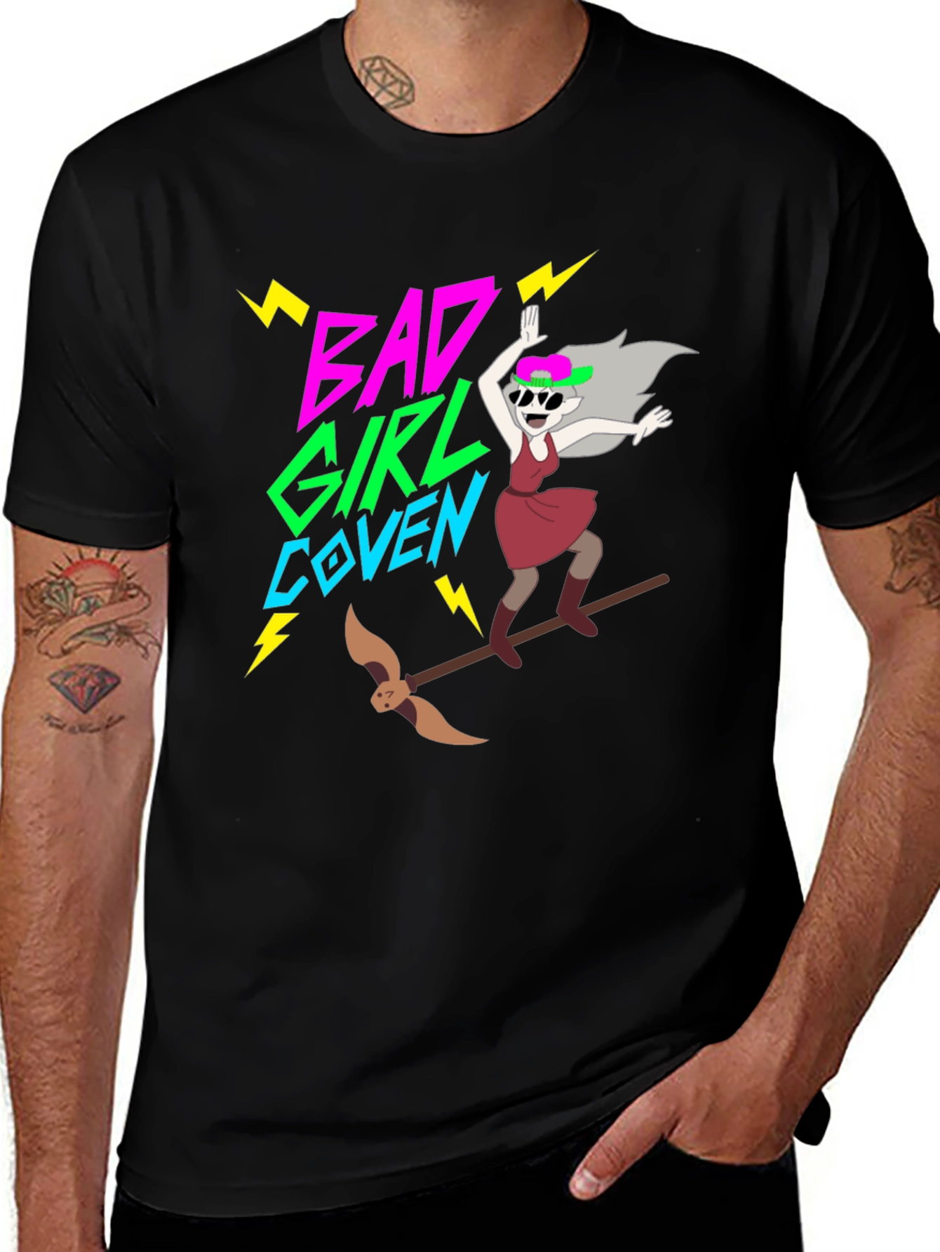 Bad Girl Coven T-Shirt | Trendy Cartoon Style