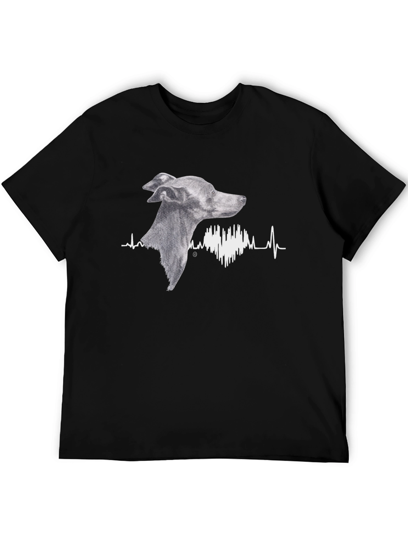 Dog Heartbeat T-Shirt - Unique Canine Design