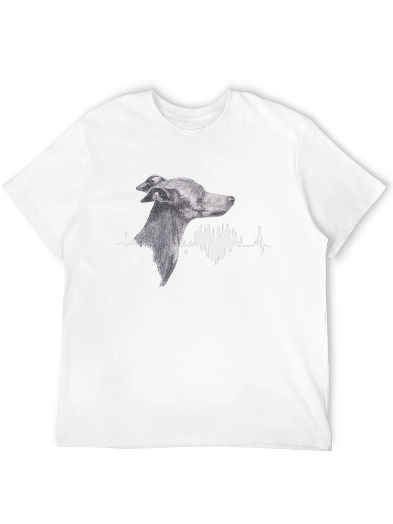 Dog Heartbeat T-Shirt - Unique Canine Design
