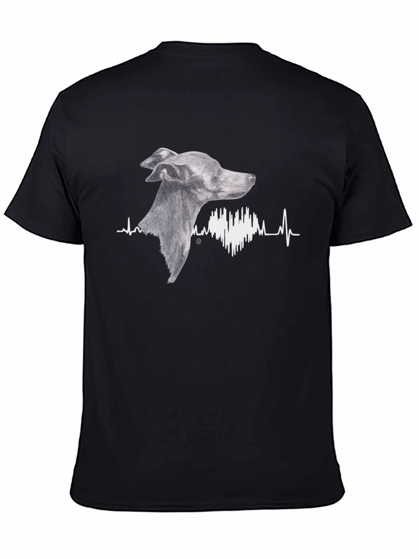 Dog Heartbeat T-Shirt - Unique Canine Design