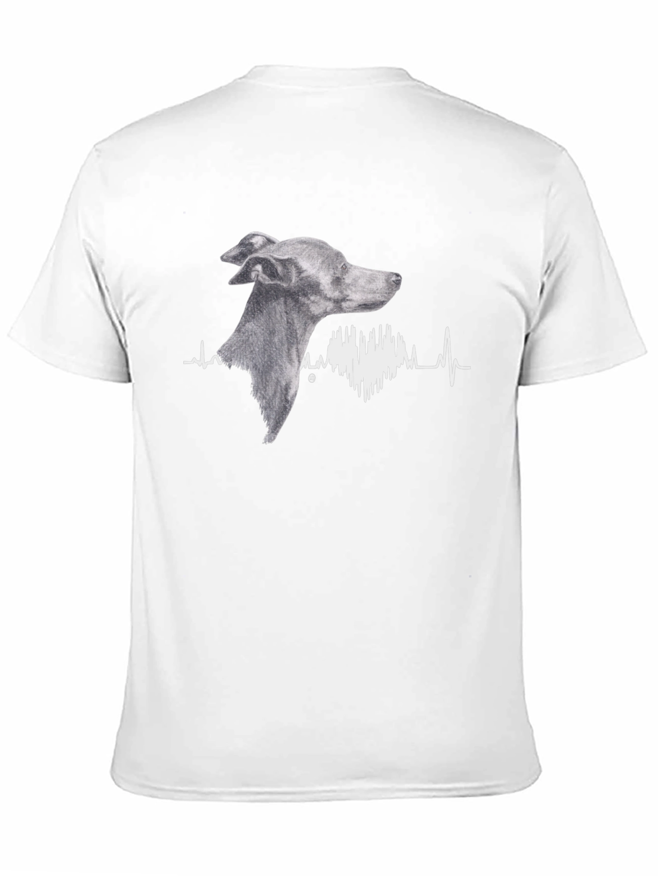 Dog Heartbeat T-Shirt - Unique Canine Design