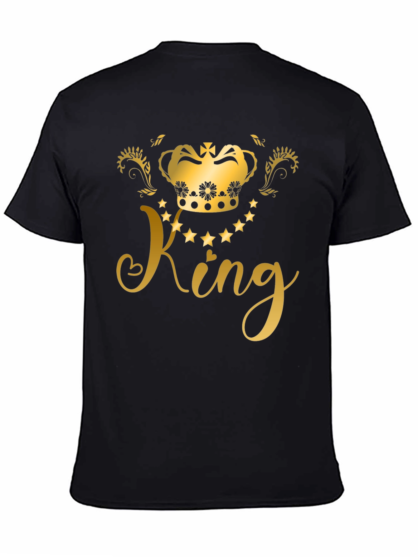 King Graphic Black T-Shirt