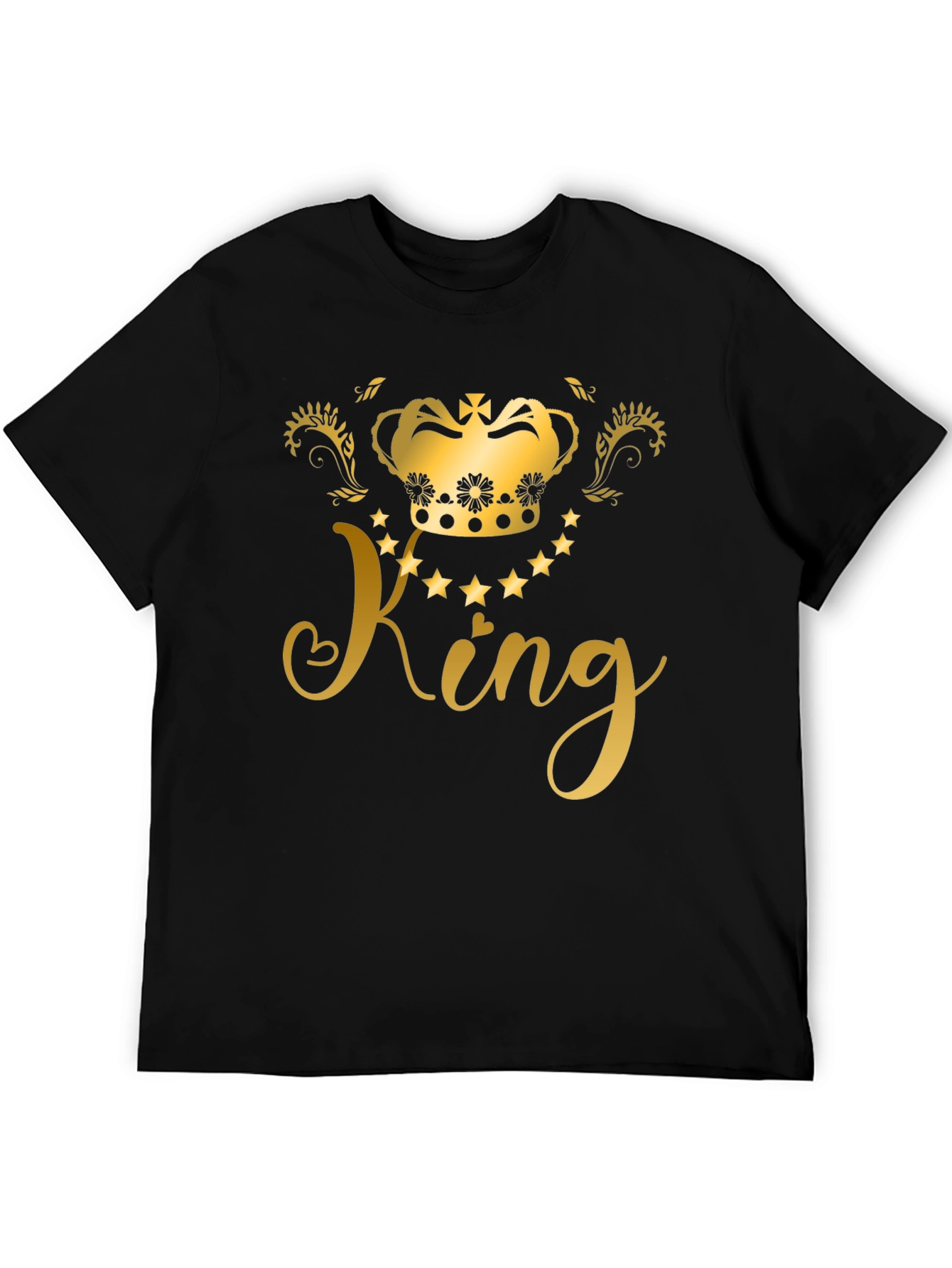 King Graphic Black T-Shirt
