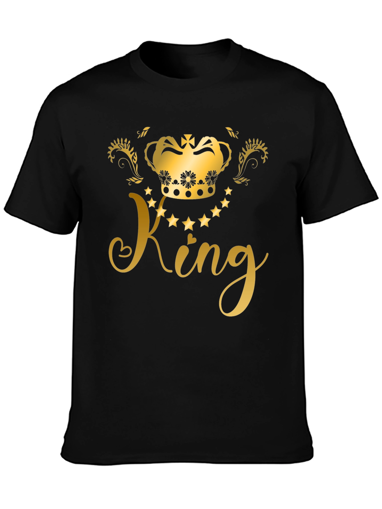 King Graphic Black T-Shirt