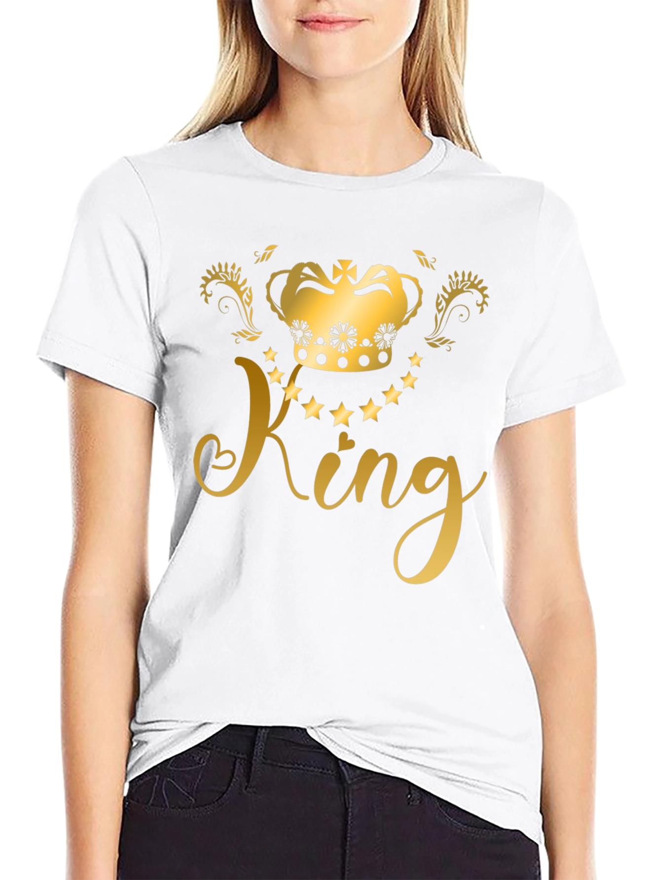 King Graphic Black T-Shirt