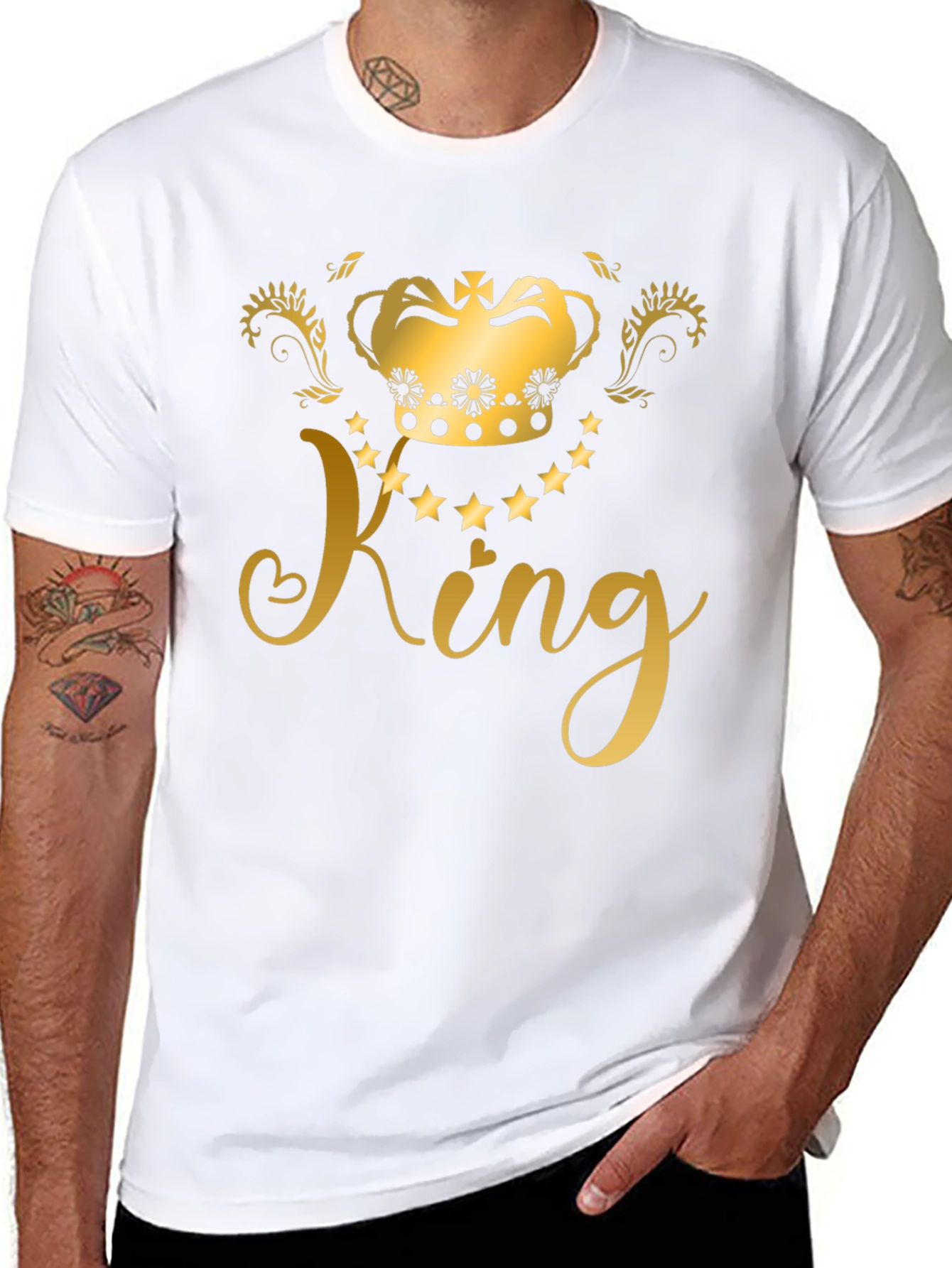 King Graphic Black T-Shirt