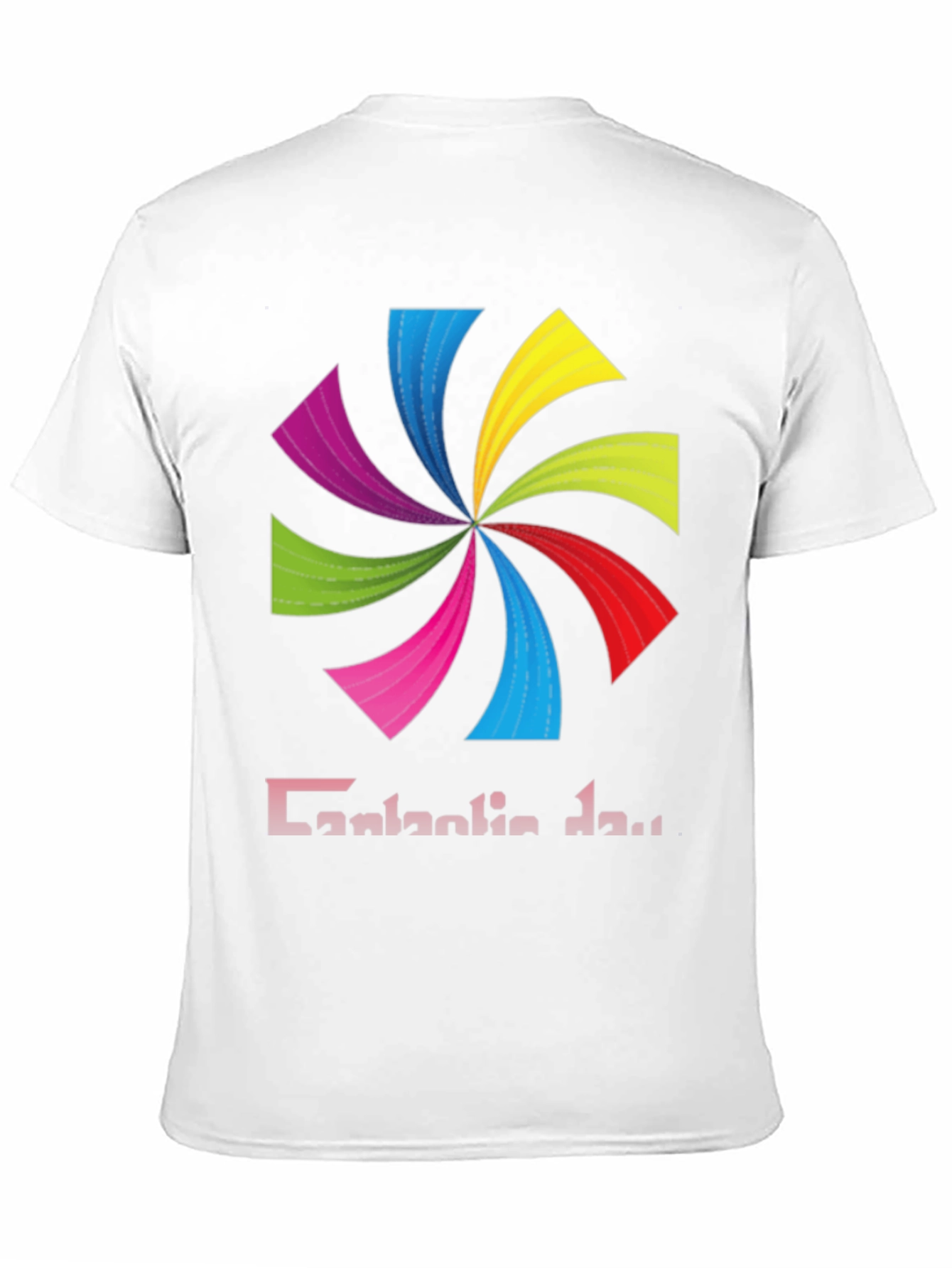 Colorful Swirl Graphic T-Shirt