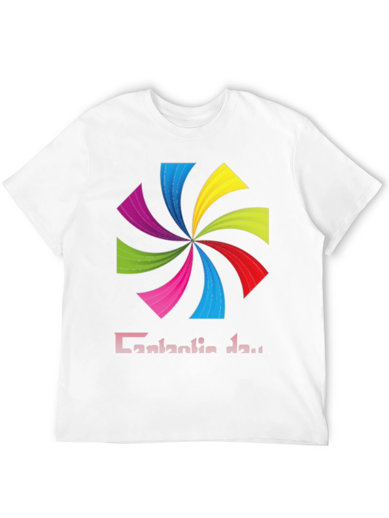 Colorful Swirl Graphic T-Shirt