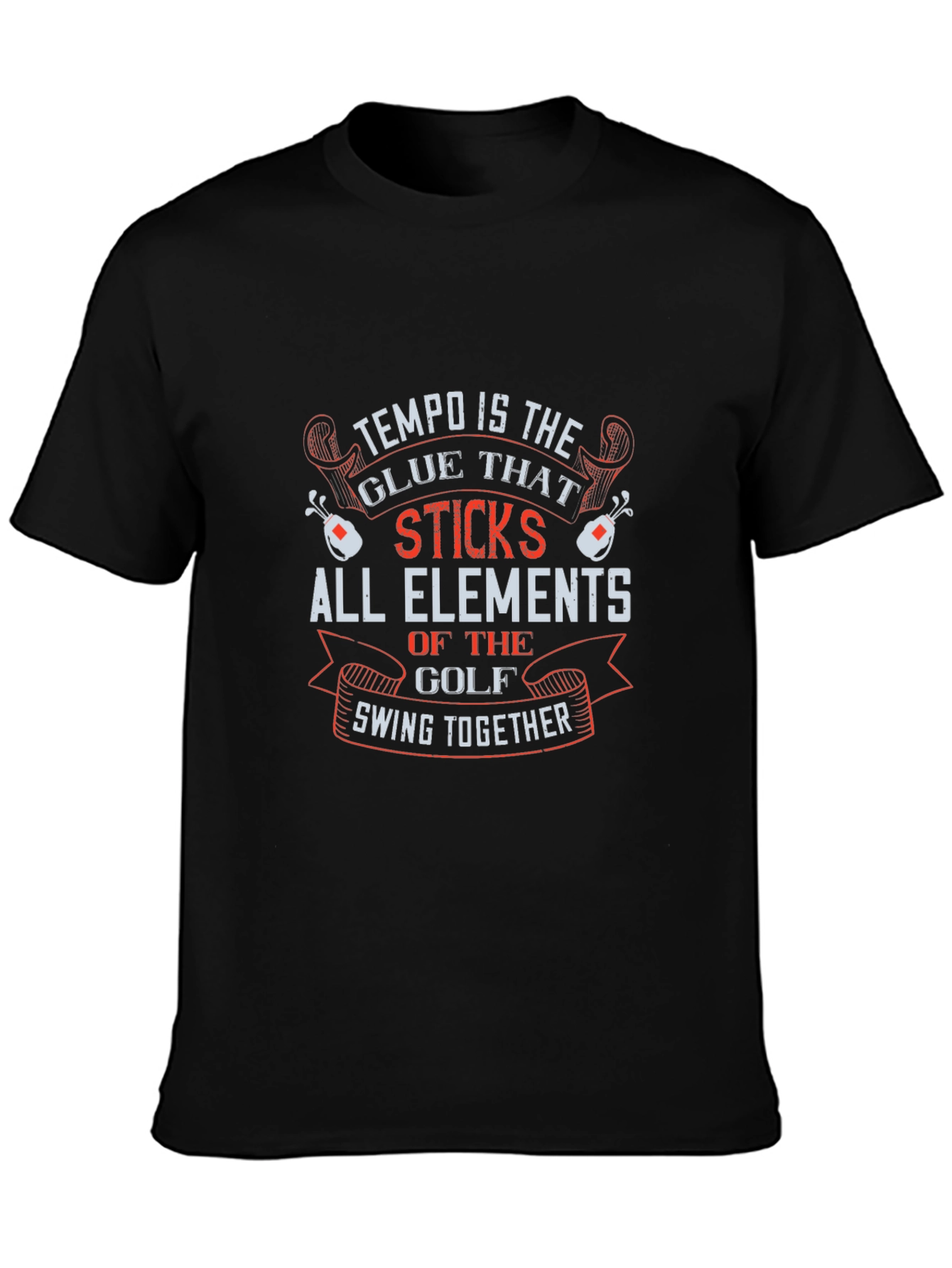 Tempo Golf T-Shirt: All Elements Swing Together
