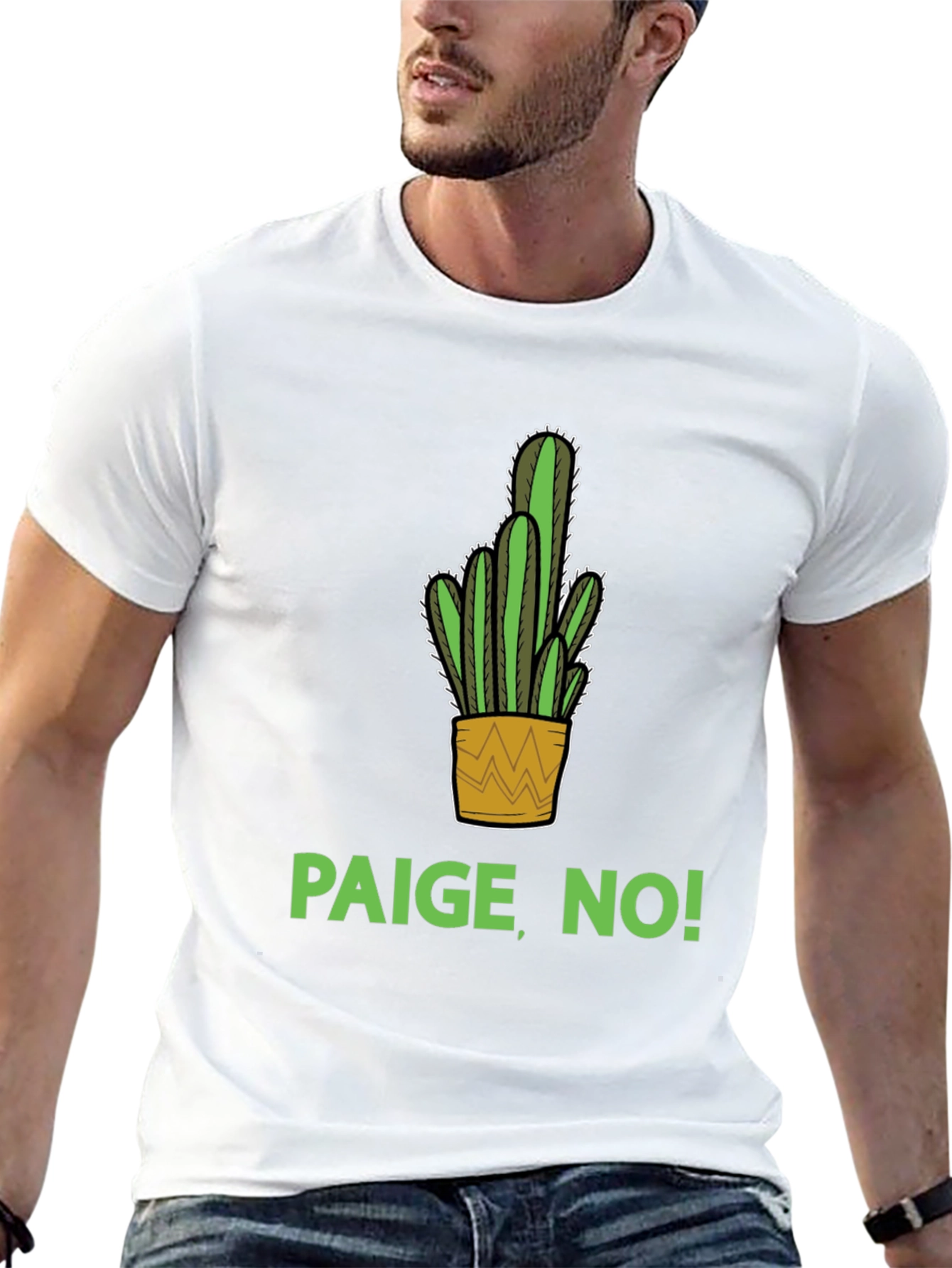 Paige No! Cactus Graphic T-Shirt
