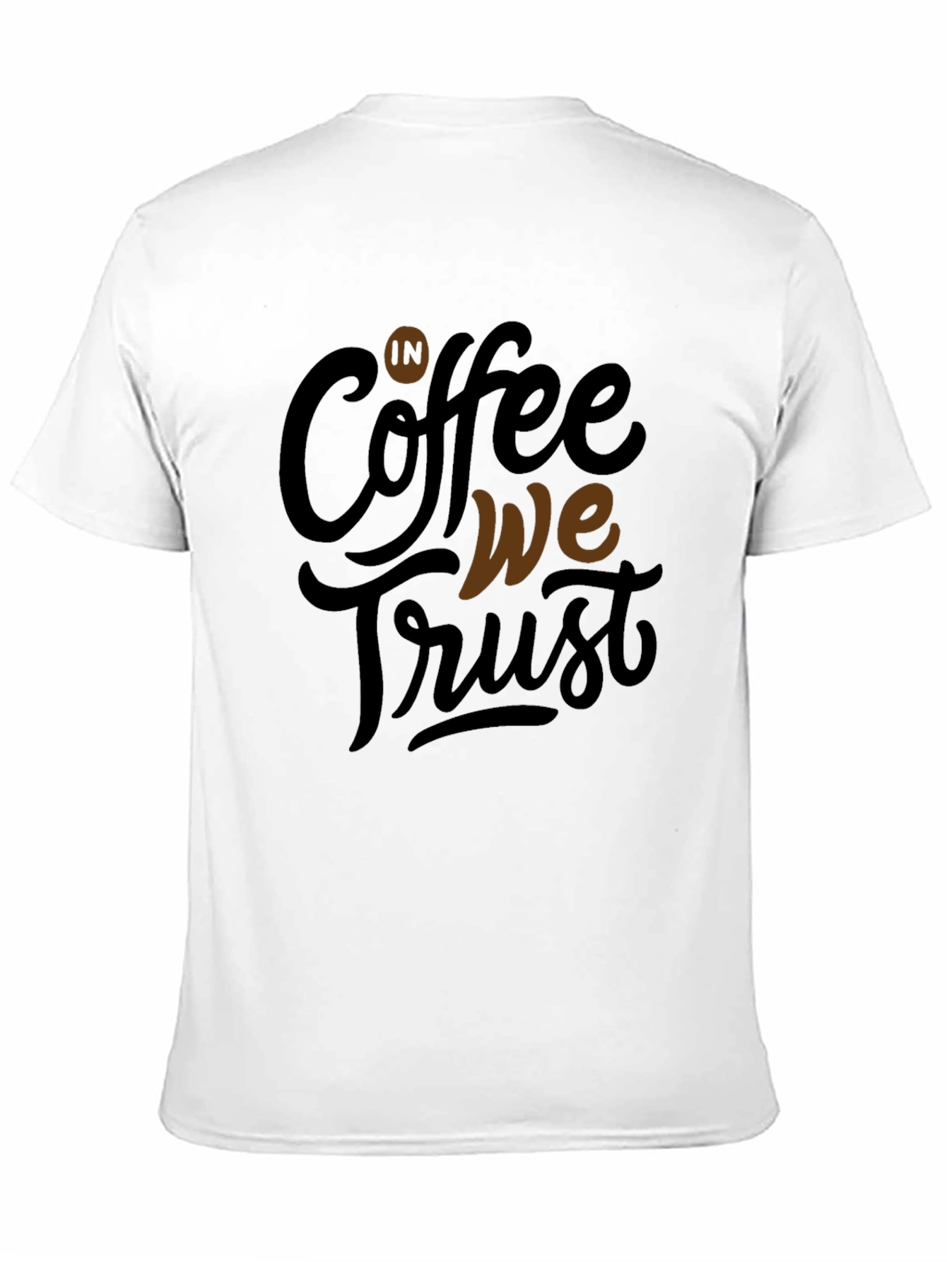 Coffee We Trust Graphic Tee - Mens Black T-Shirt
