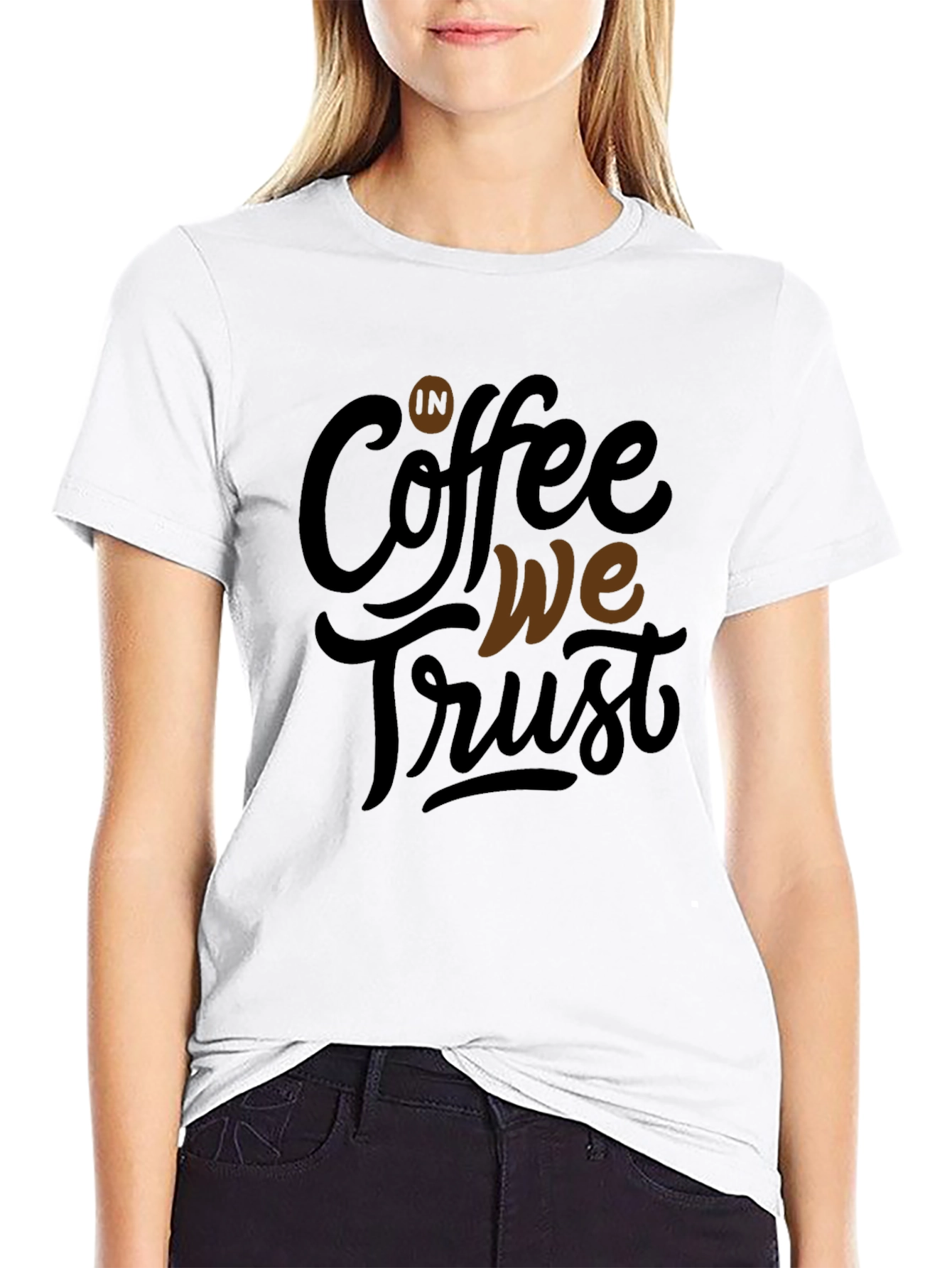 Coffee We Trust Graphic Tee - Mens Black T-Shirt