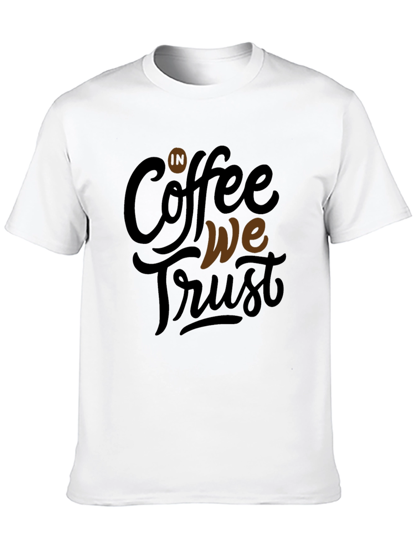 Coffee We Trust Graphic Tee - Mens Black T-Shirt