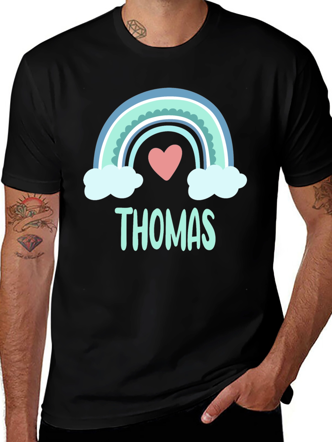 Personalized Rainbow Thomas T-Shirt