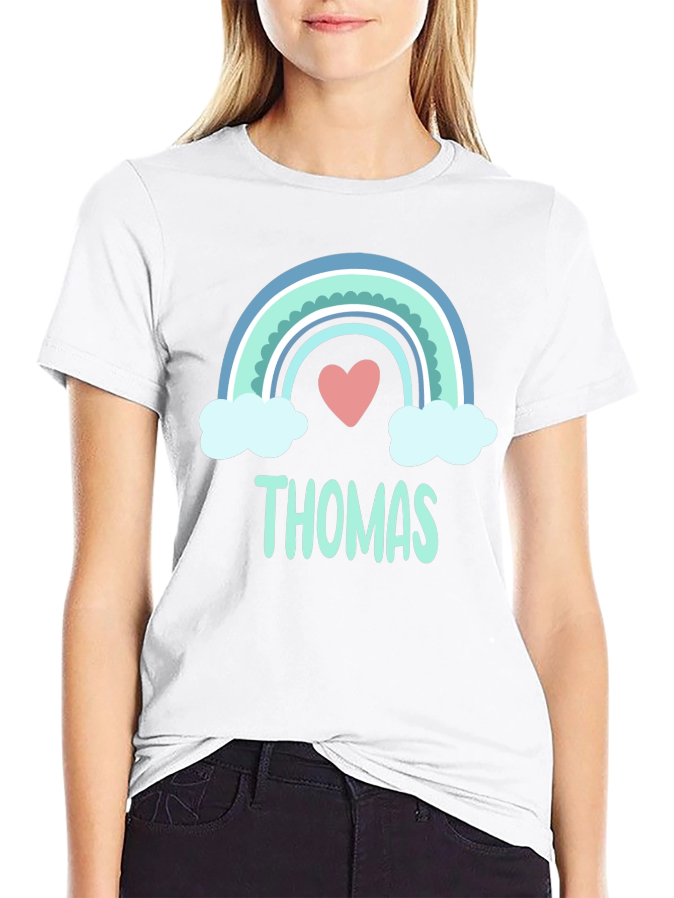 Personalized Rainbow Thomas T-Shirt