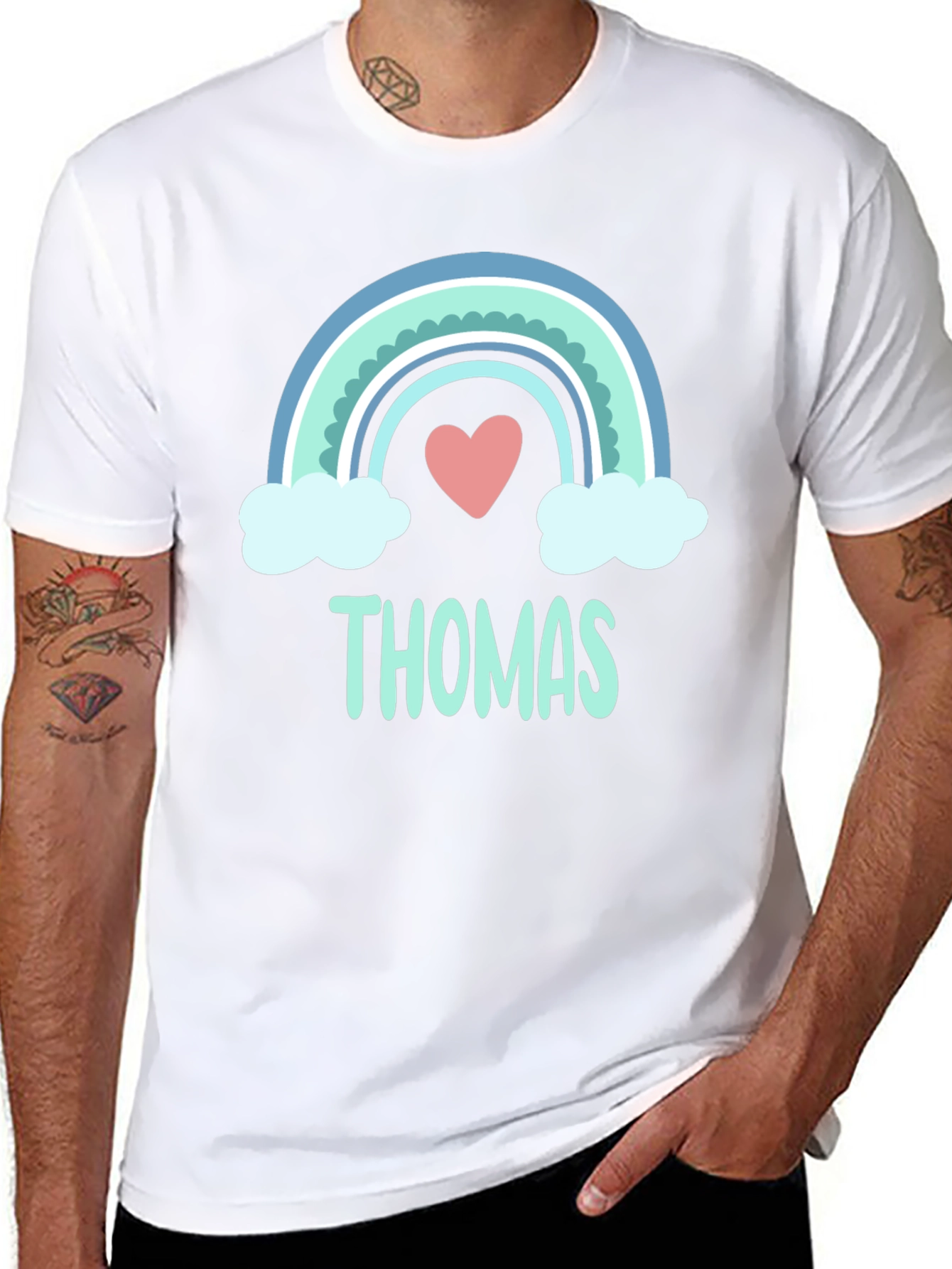 Personalized Rainbow Thomas T-Shirt