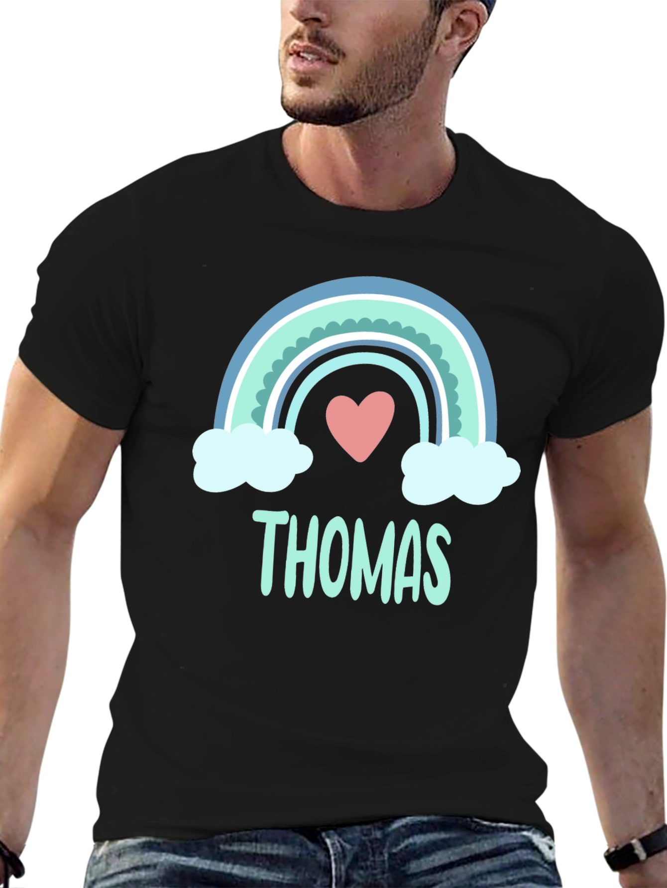 Personalized Rainbow Thomas T-Shirt