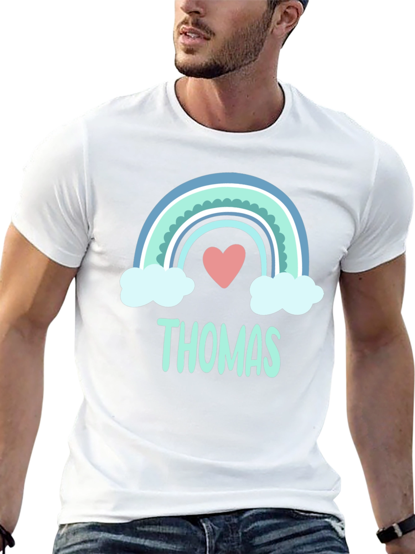 Personalized Rainbow Thomas T-Shirt