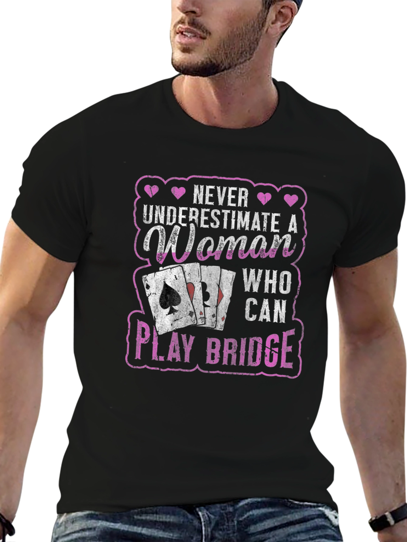 Never Underestimate a Woman Who Can Play Bridge T-Shirt