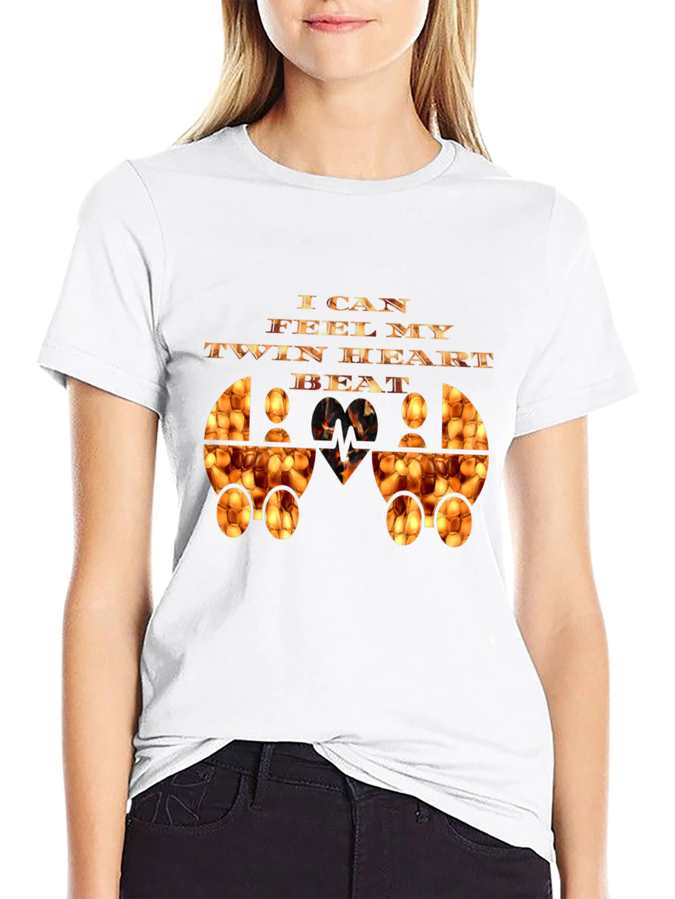 Twin Heart Beat Graphic Tee