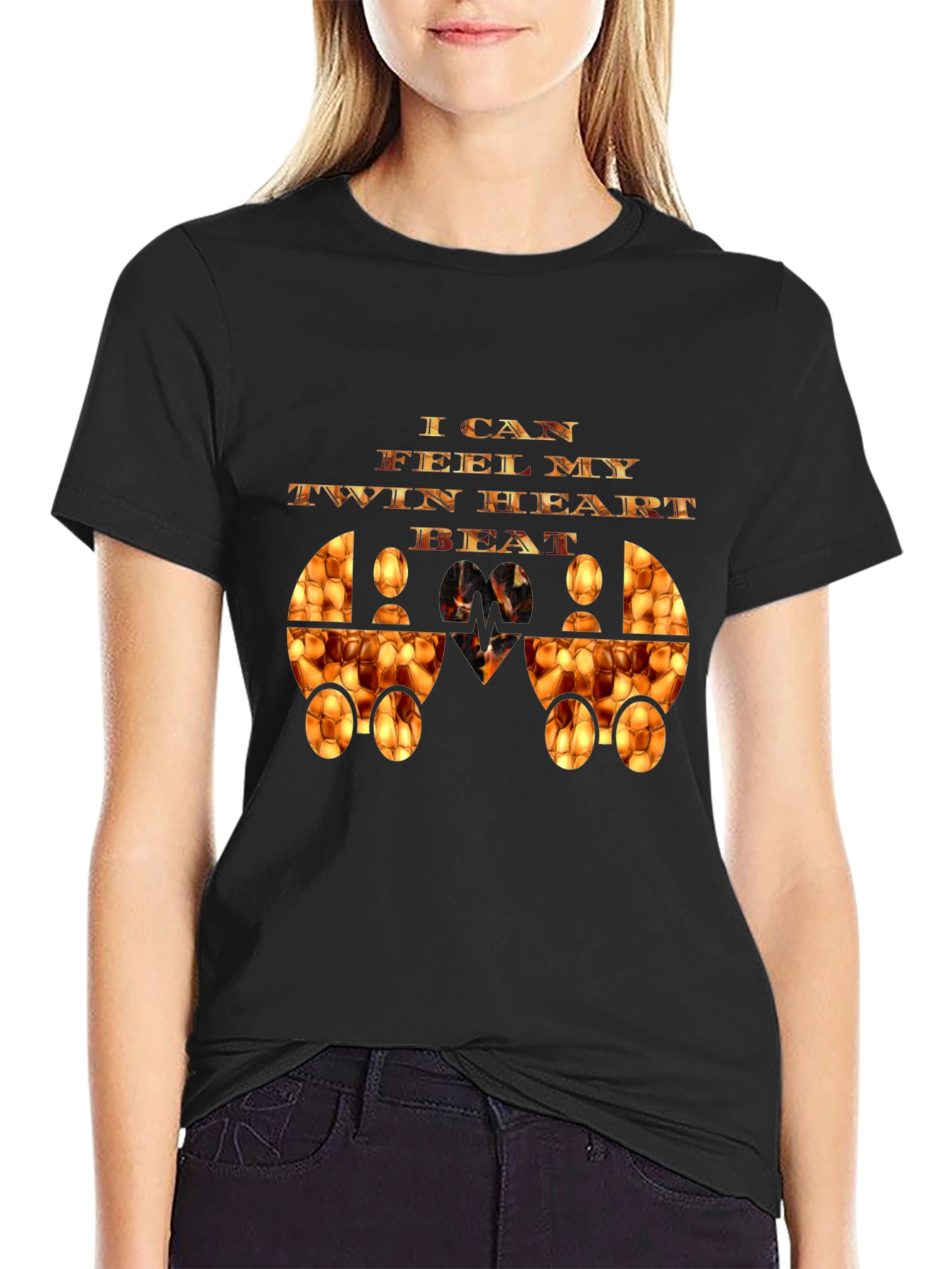 Twin Heart Beat Graphic Tee