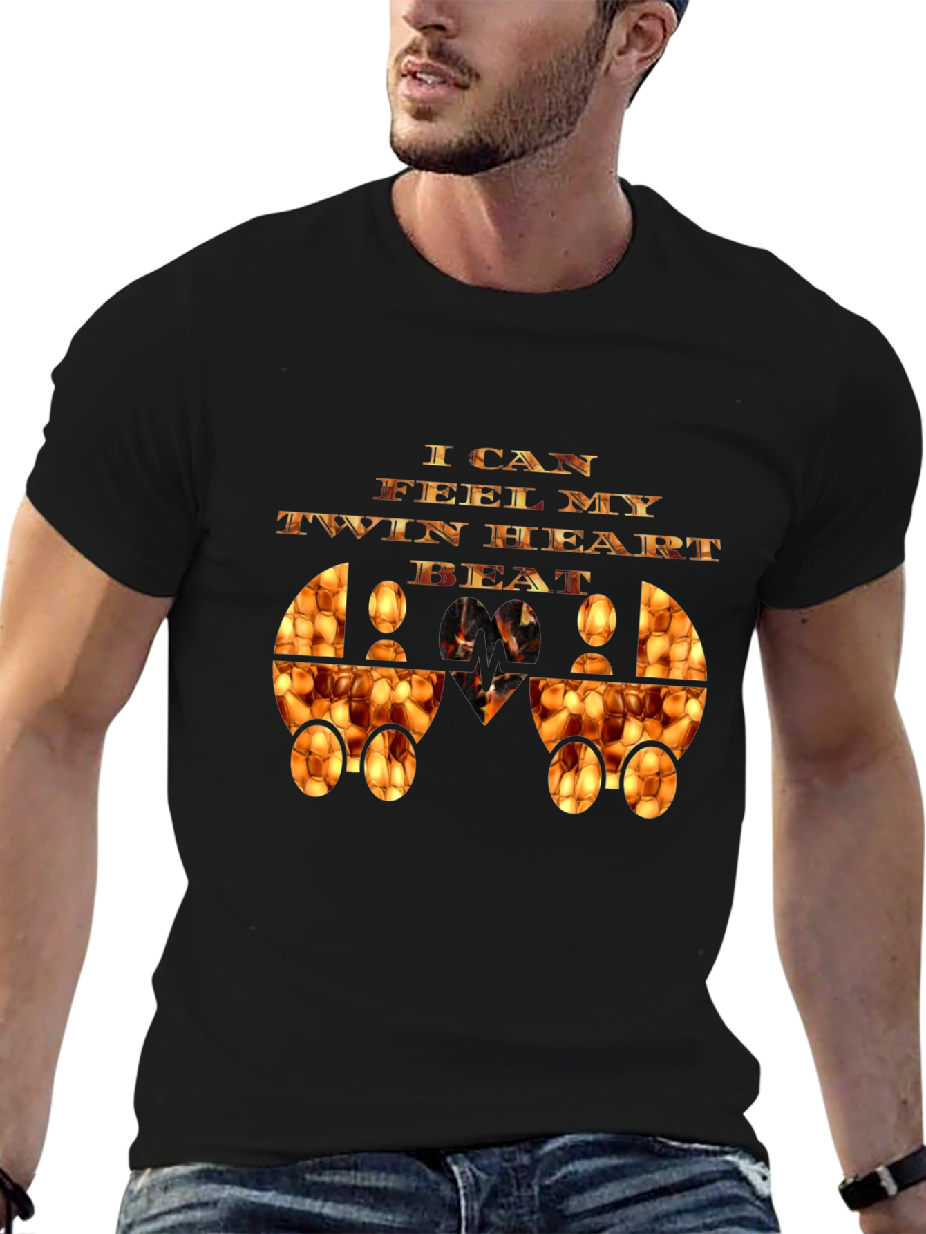 Twin Heart Beat Graphic Tee