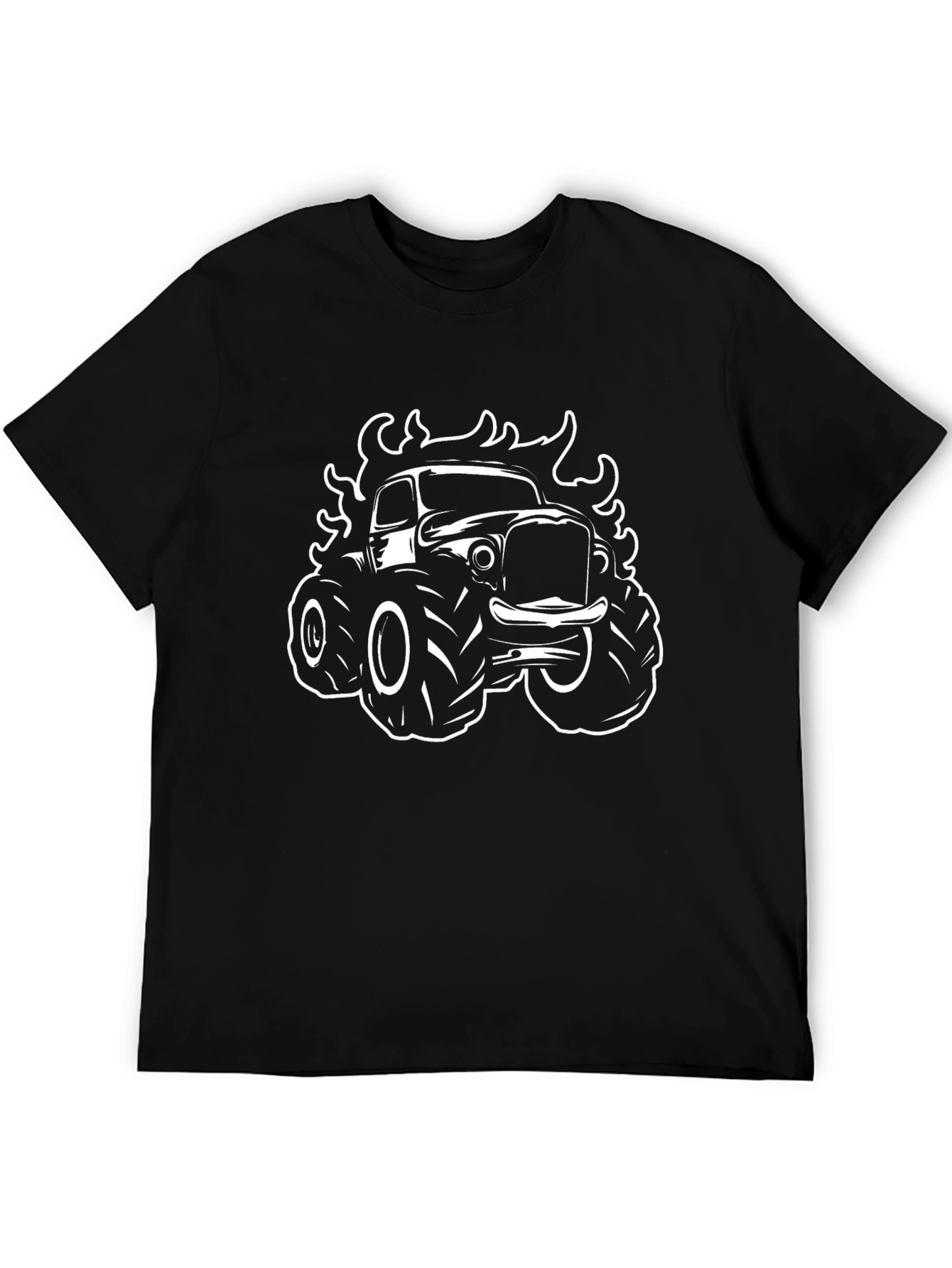 Monster Truck Tee - Black Graphic T-Shirt