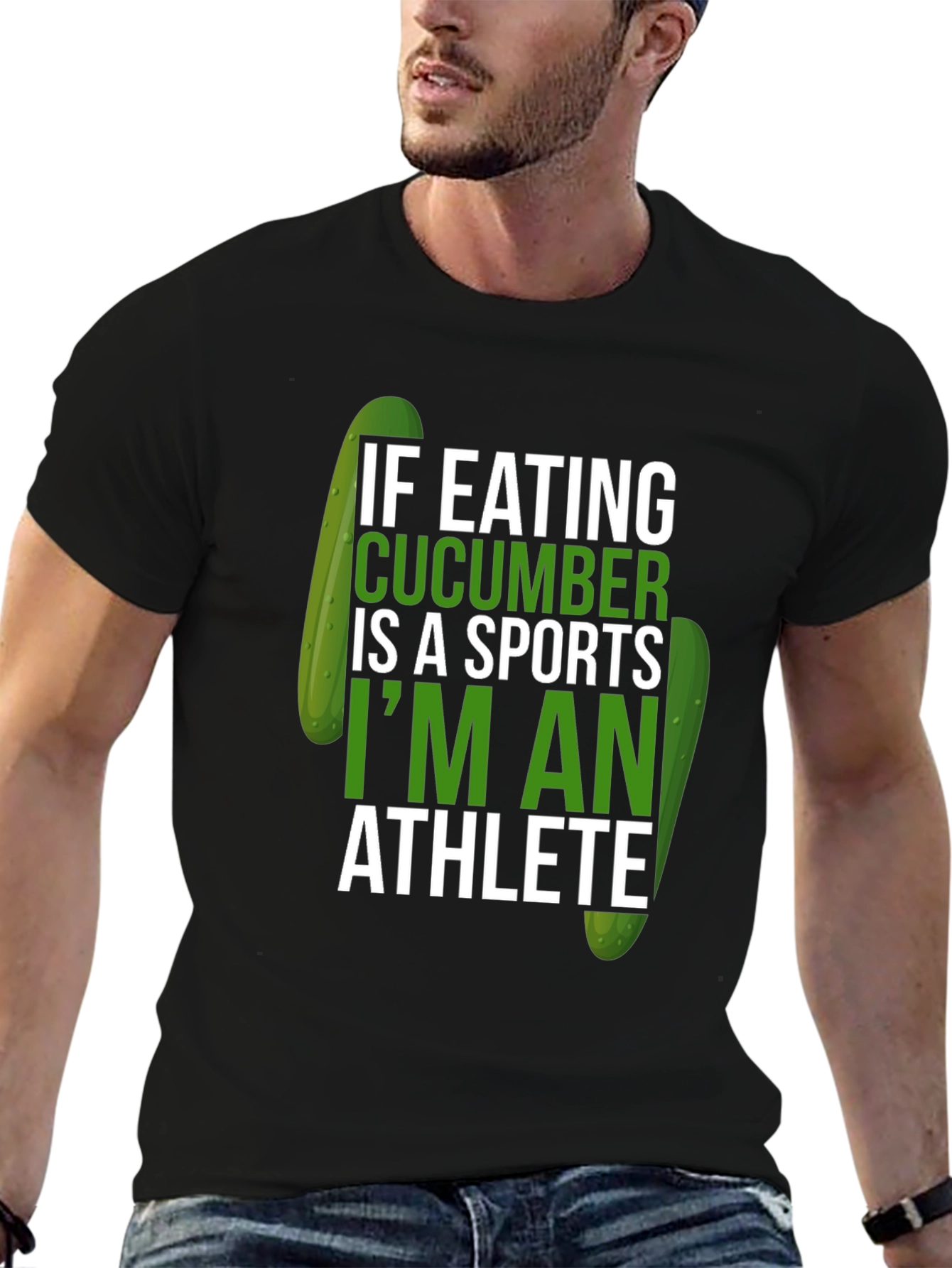 Funny Cucumber Athlete T-Shirt