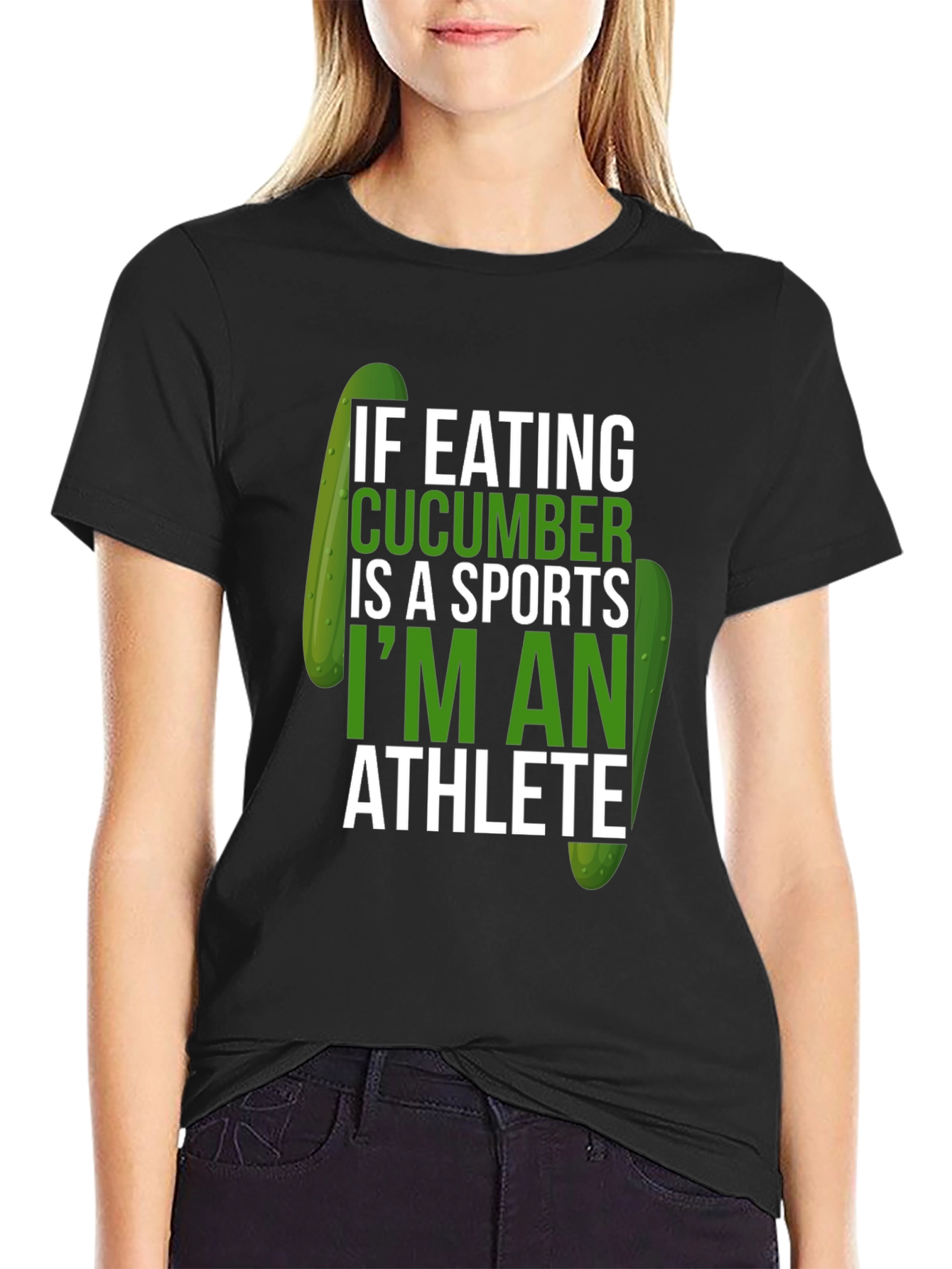 Funny Cucumber Athlete T-Shirt