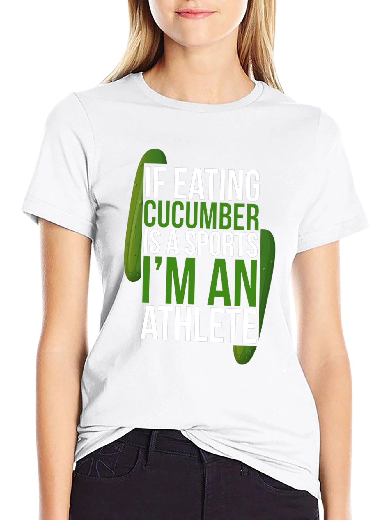 Funny Cucumber Athlete T-Shirt