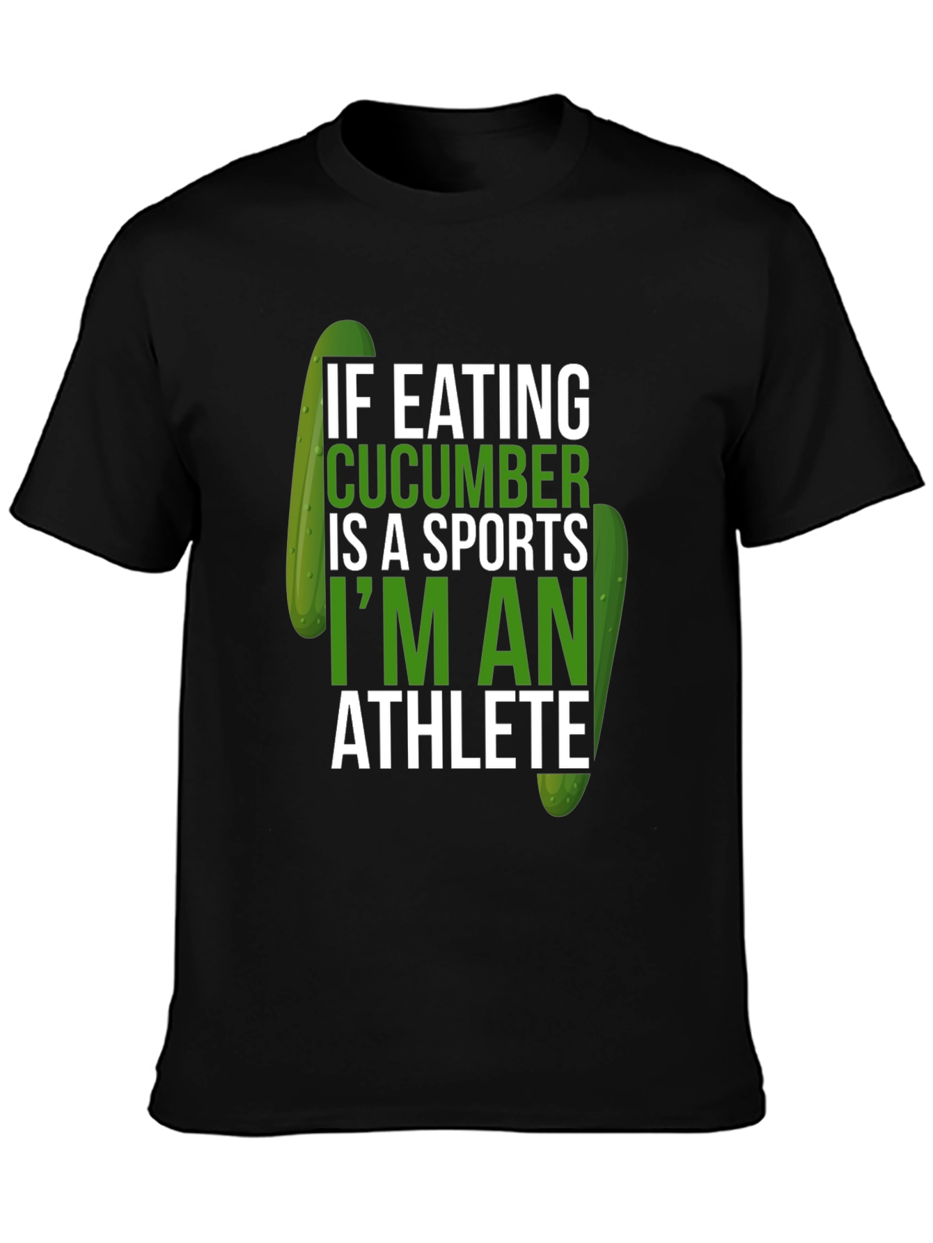 Funny Cucumber Athlete T-Shirt