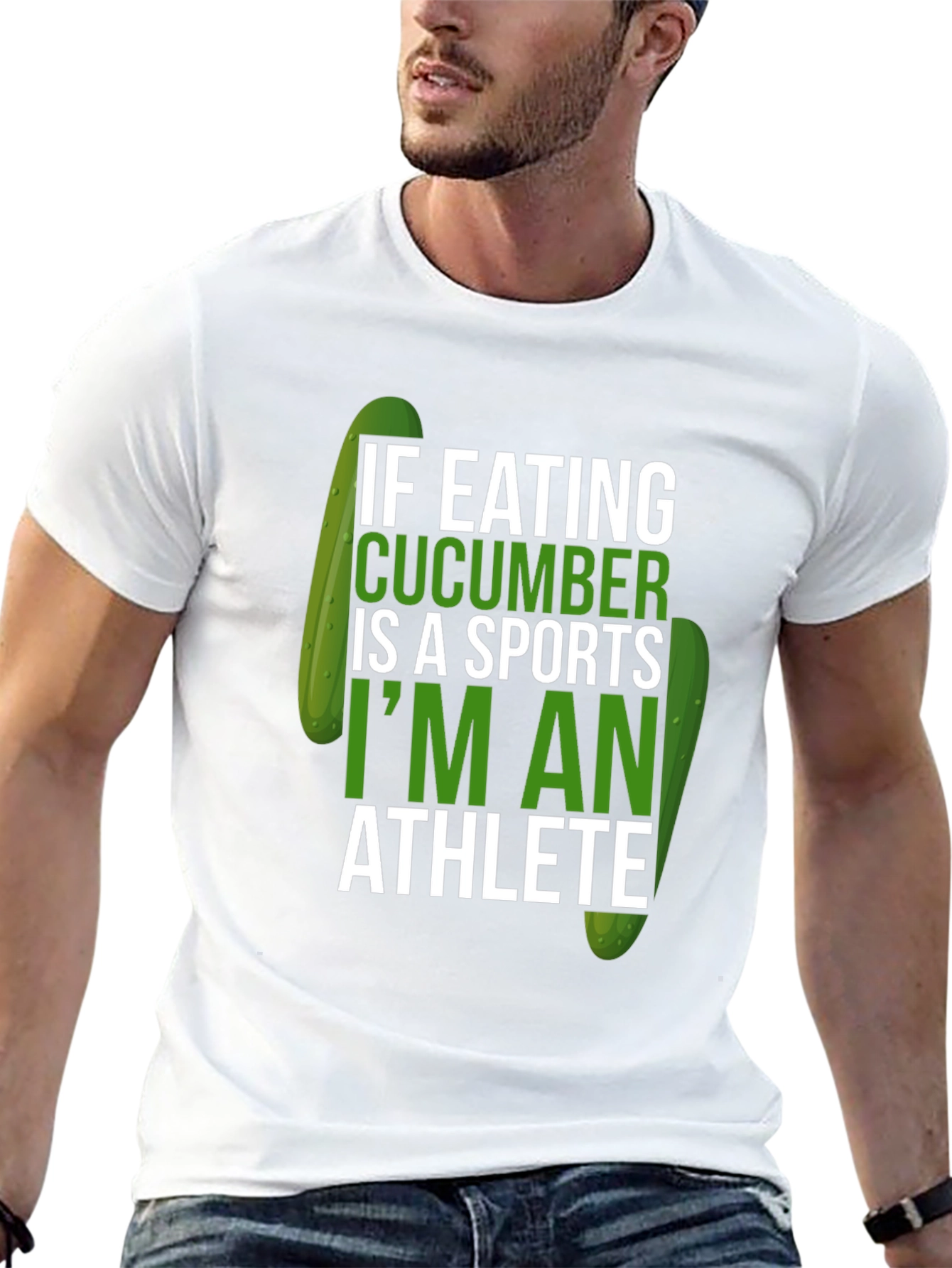 Funny Cucumber Athlete T-Shirt