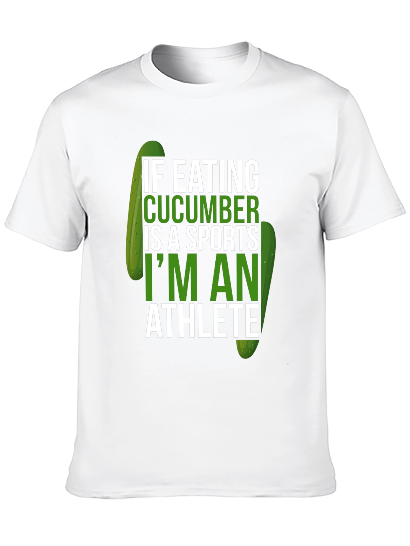 Funny Cucumber Athlete T-Shirt