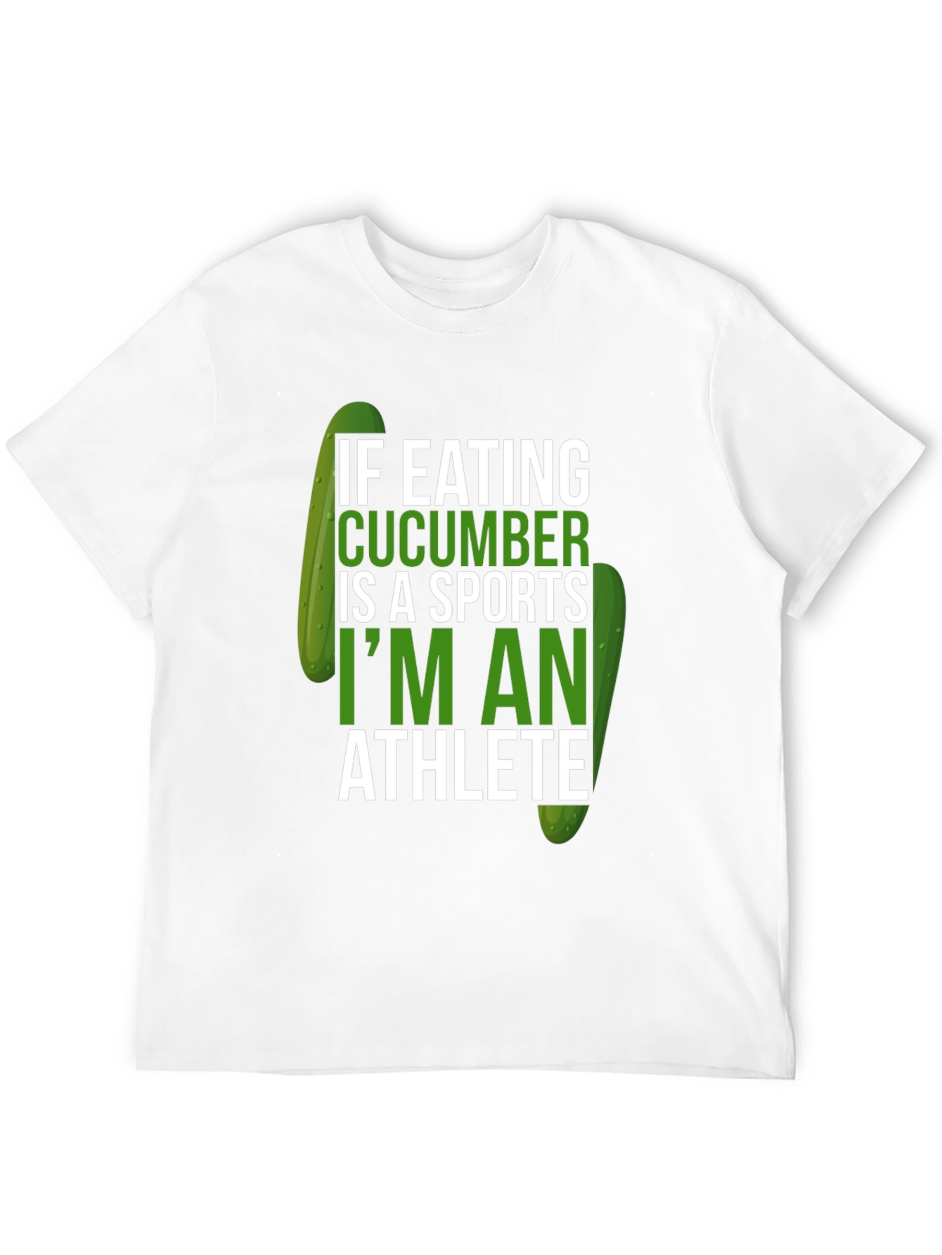 Funny Cucumber Athlete T-Shirt