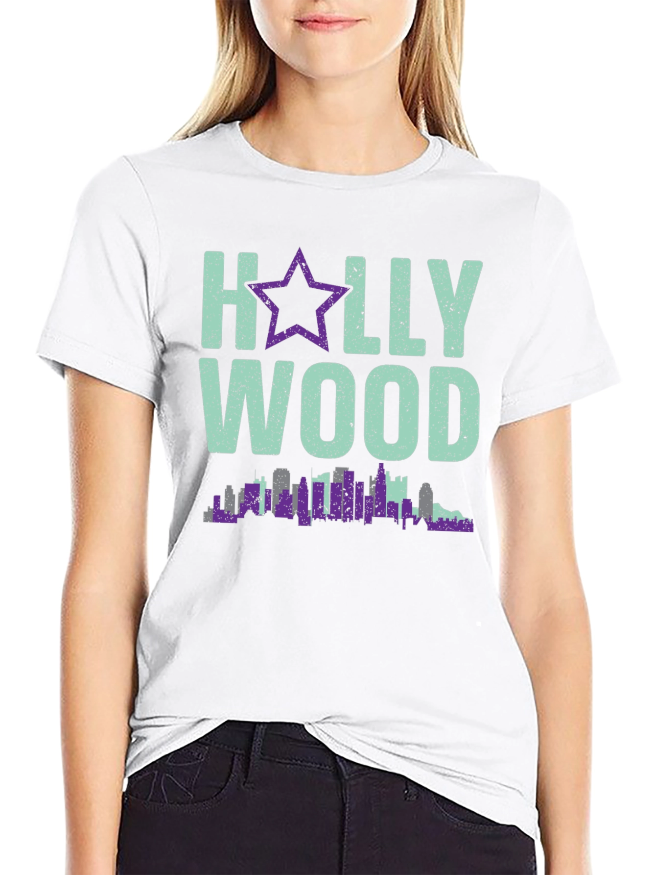Hollywood Skyline Graphic Tee