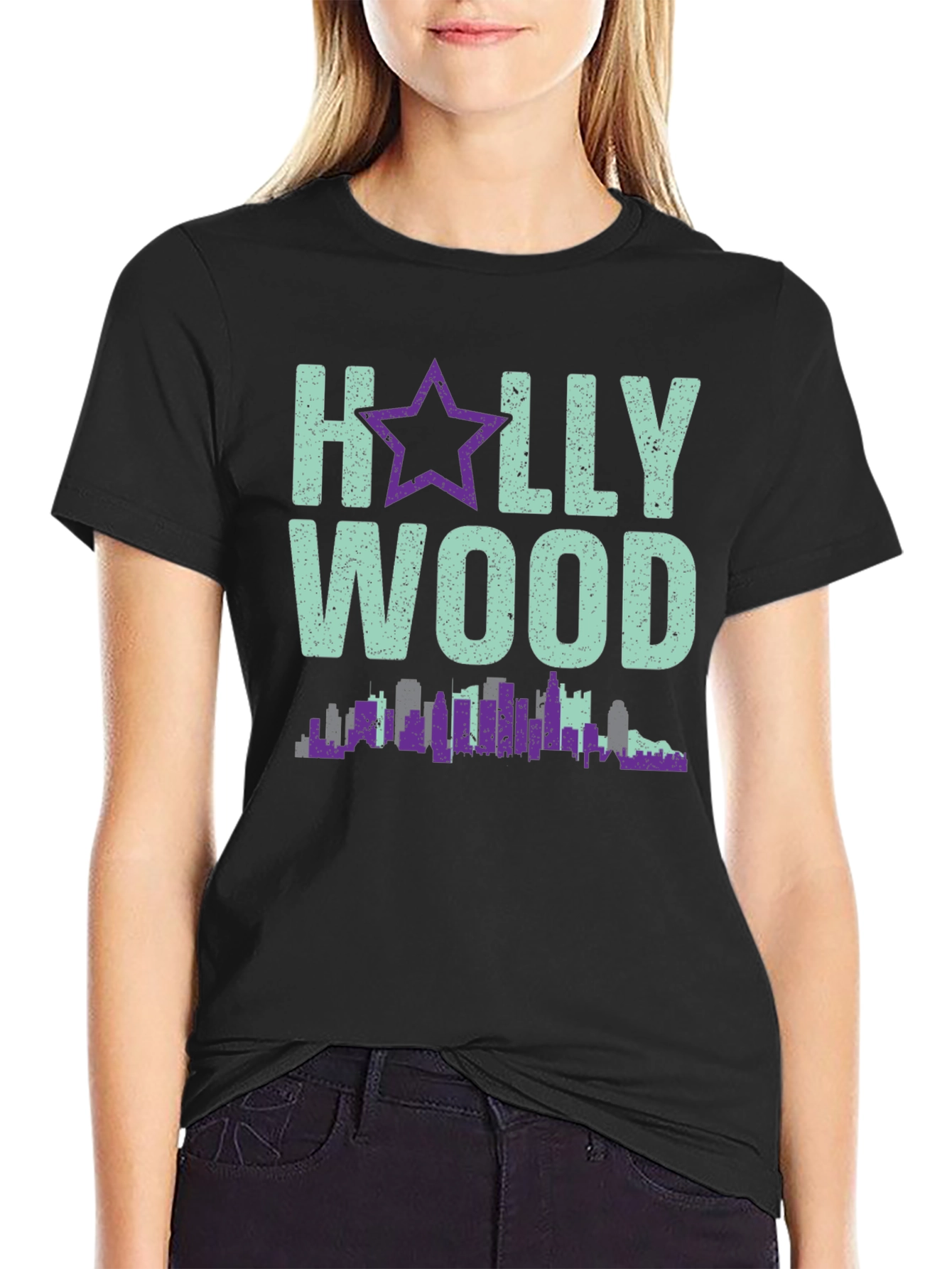 Hollywood Skyline Graphic Tee