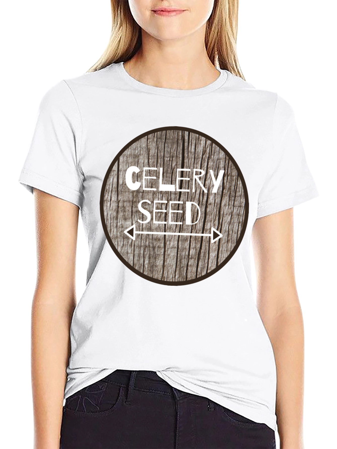 Celery Seed Graphic Tee - Unisex Black T-Shirt