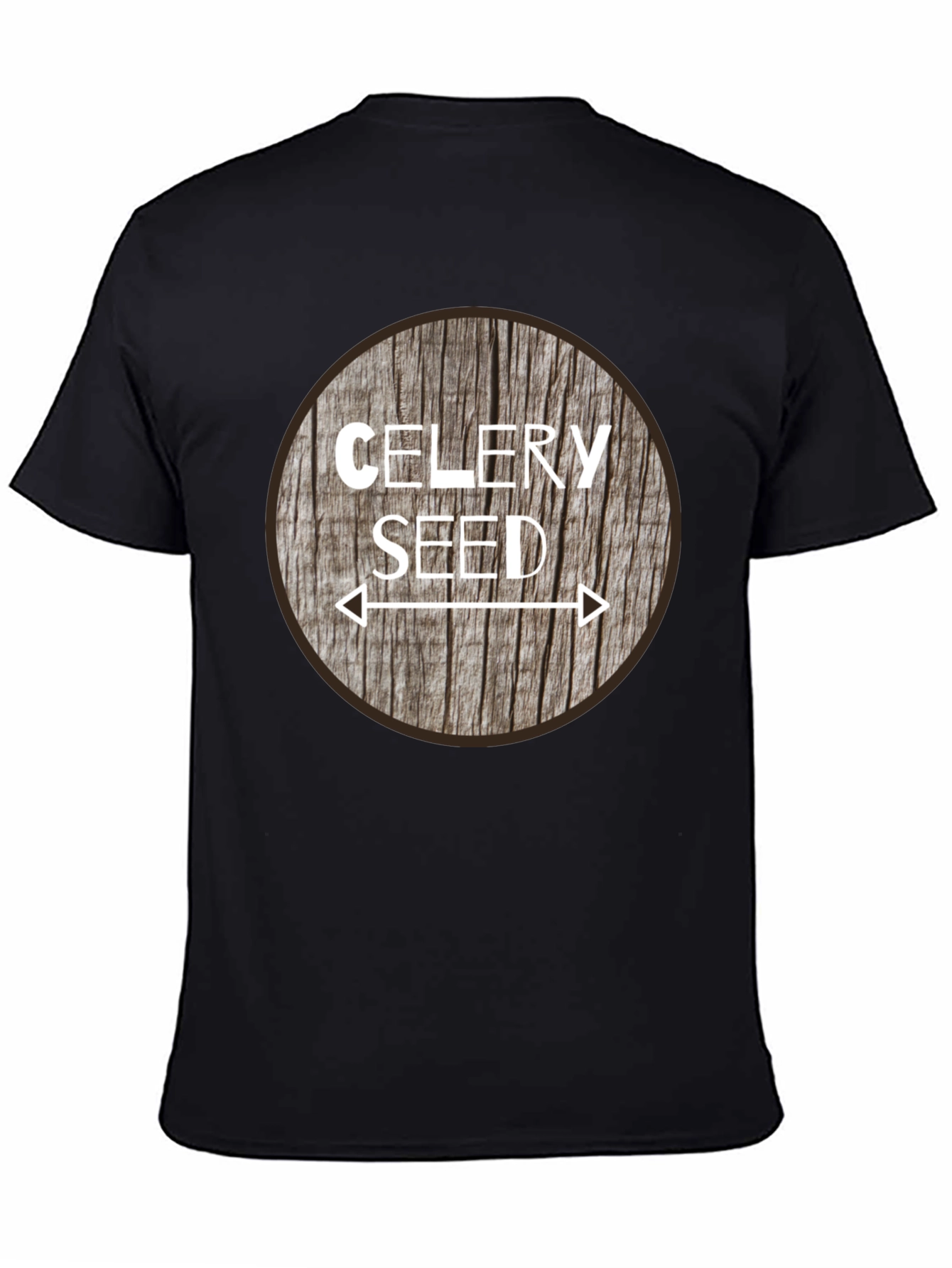 Celery Seed Graphic Tee - Unisex Black T-Shirt