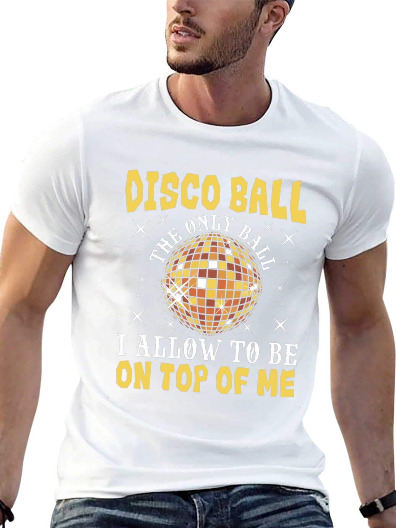 Disco Ball Graphic T-Shirt