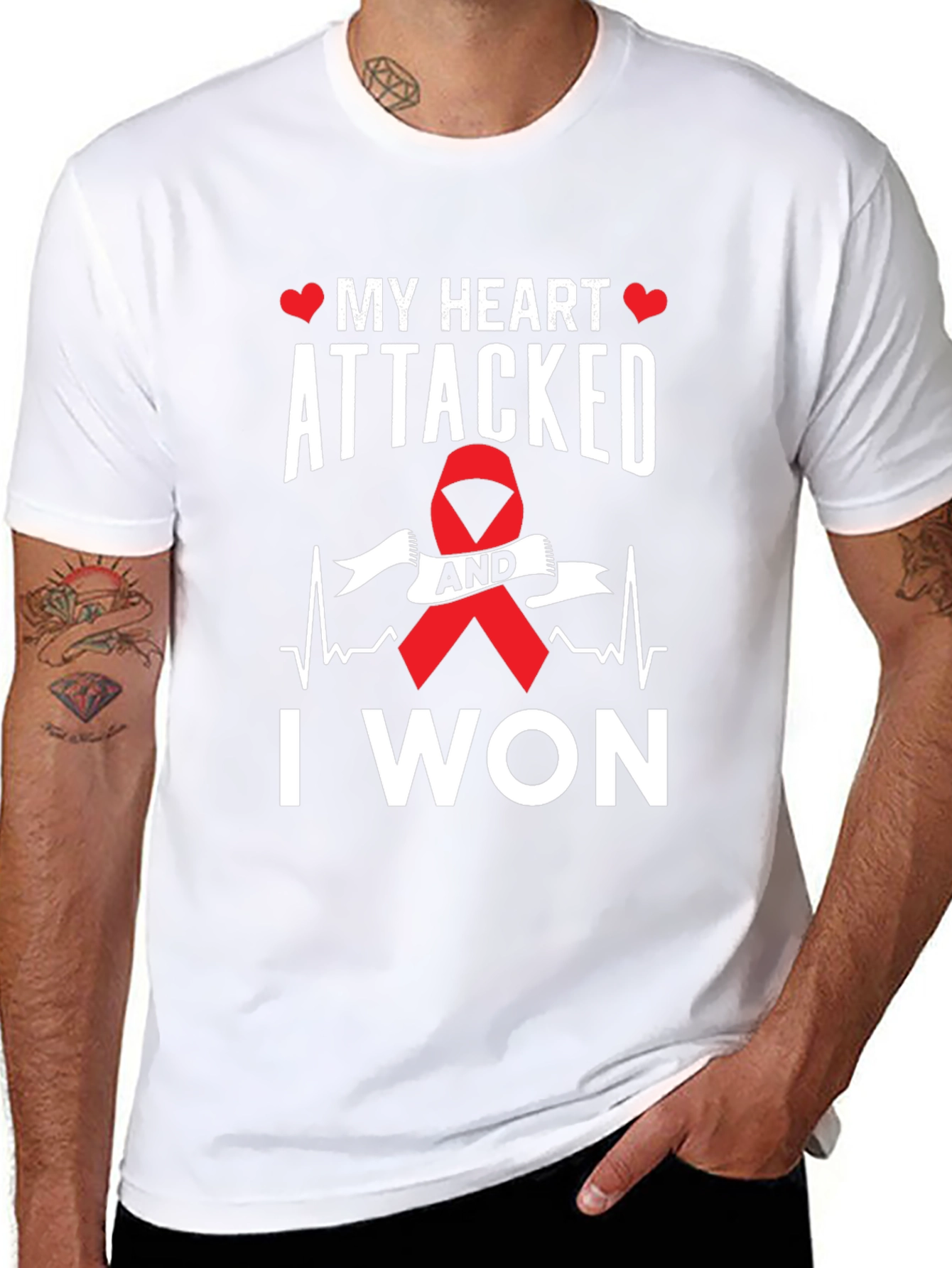 Heart Attack Survivor T-Shirt - I Won